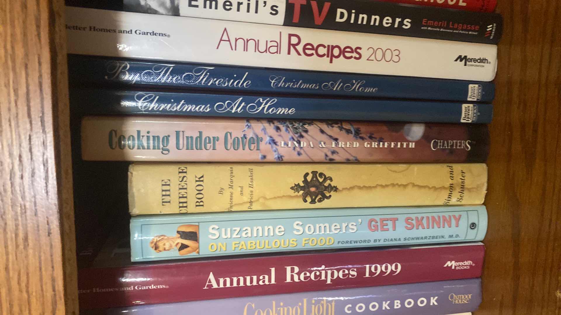 Photo 1 of SHELF OF COOK BOOKS