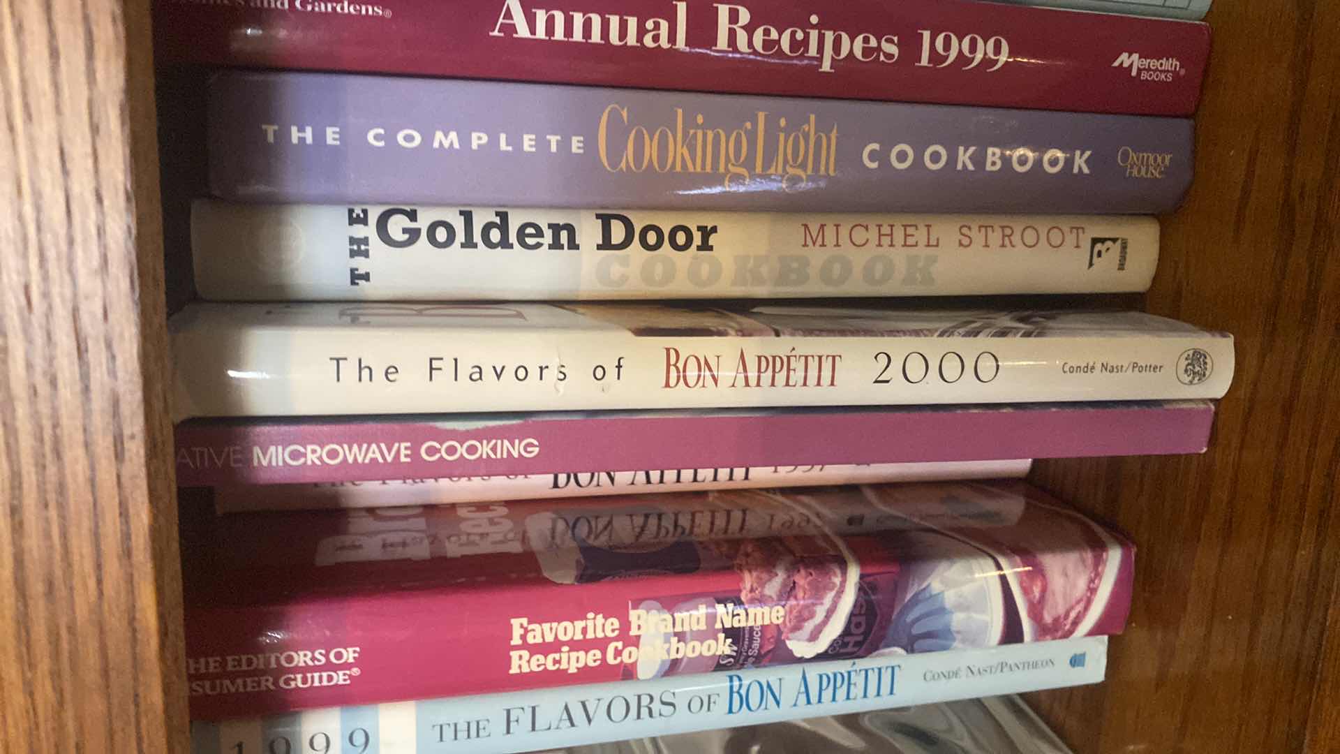 Photo 1 of SHELF OF COOK BOOKS