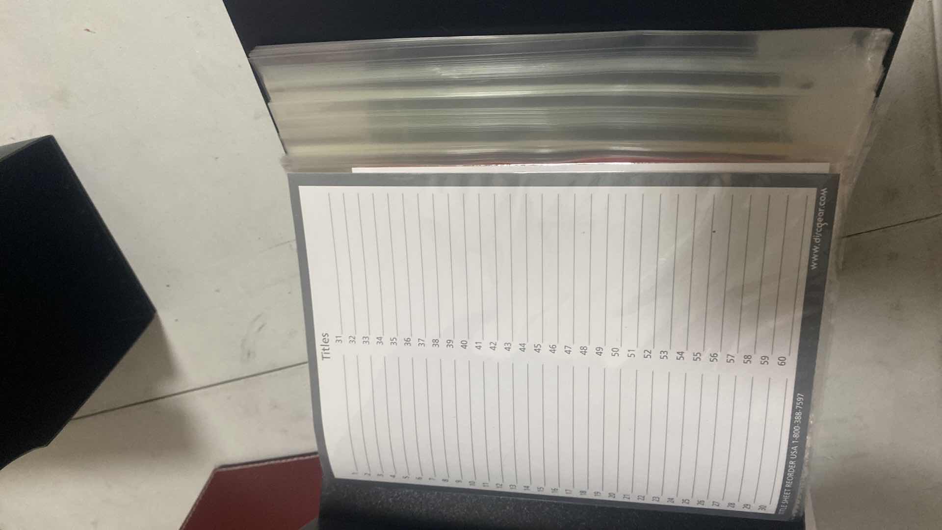 Photo 1 of DISCGEAR CD STORAGE BOX & NOTEBOOK
