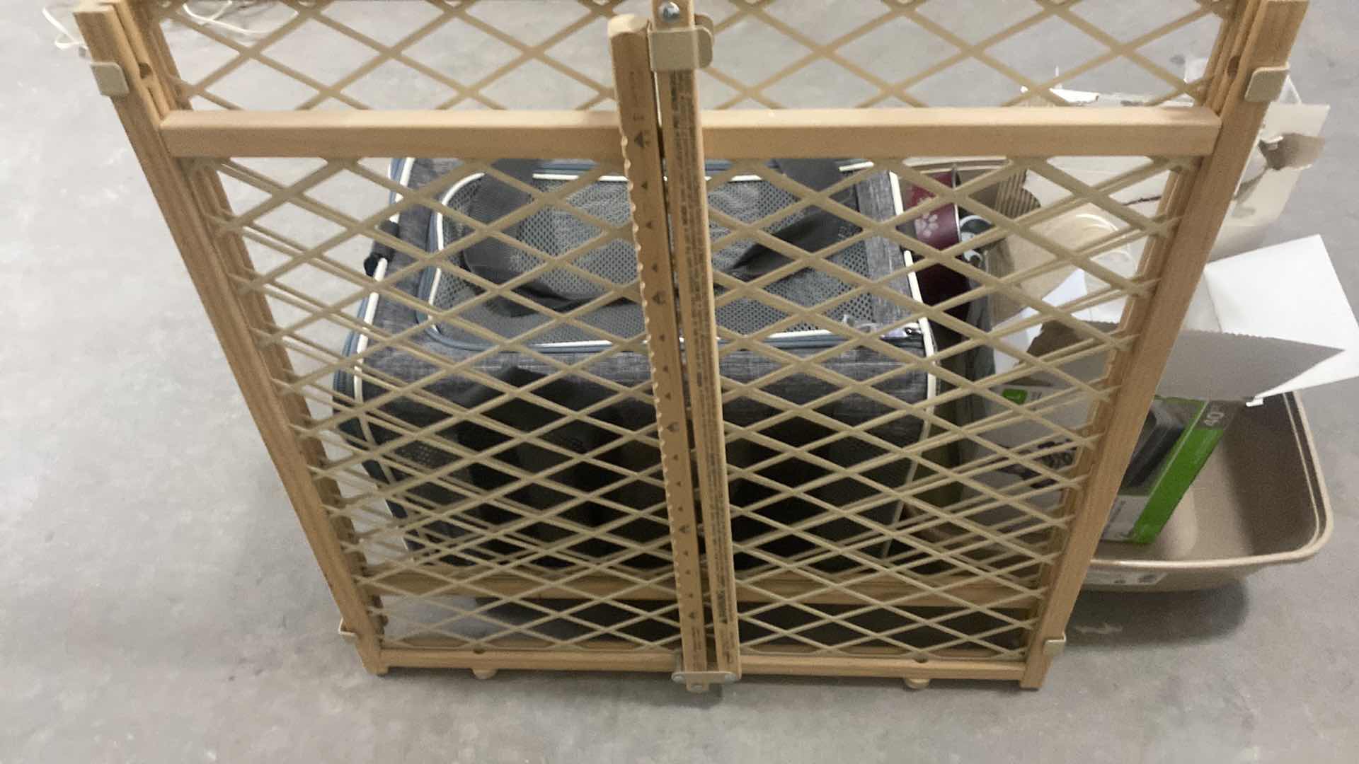 Photo 1 of SMALL PET ESSENTIALS- CARRIER GATE BOWLS LITERALLY BOX & LINERS