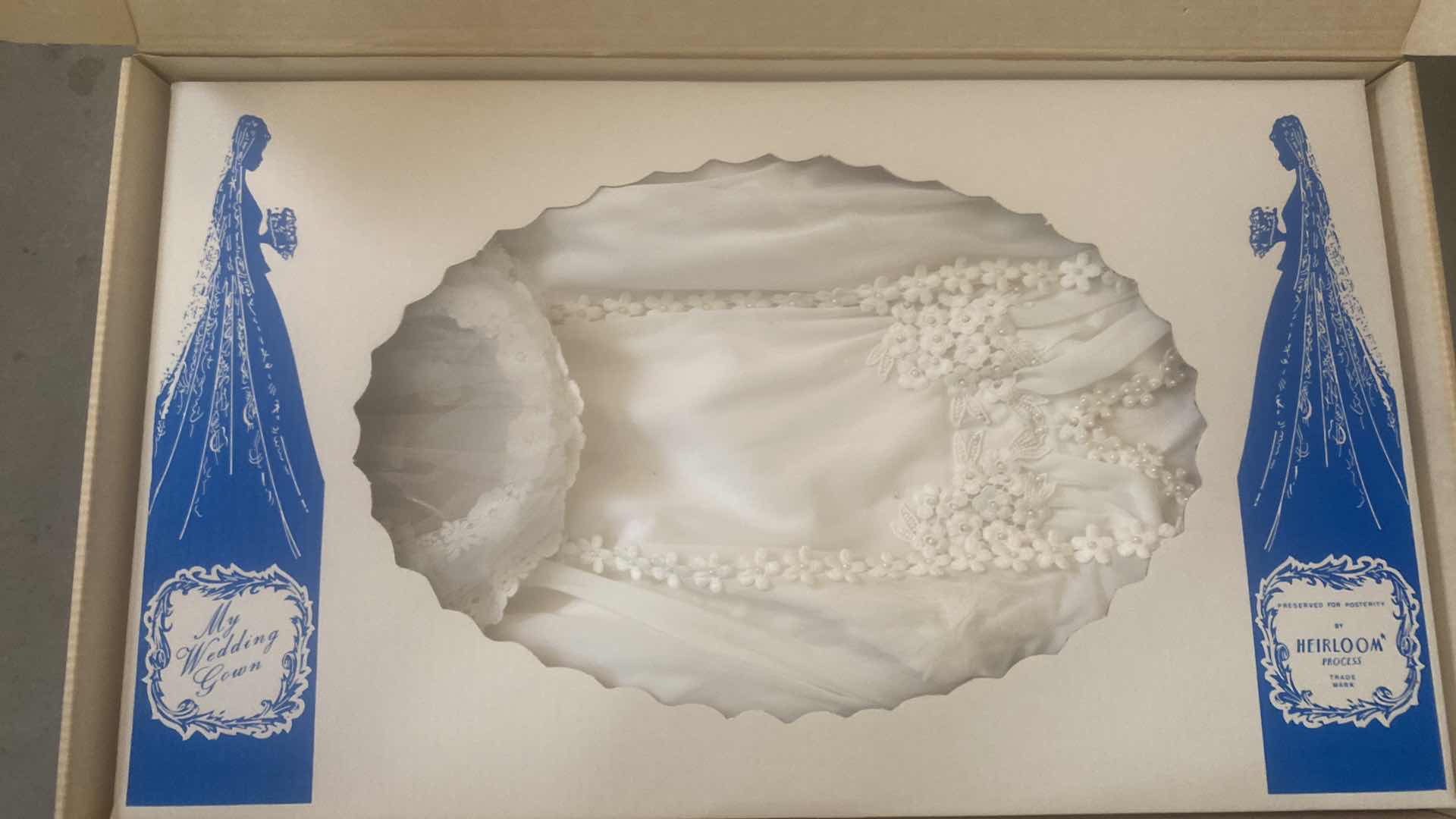 Photo 1 of VINTAGE WEDDING GOWN IN BOX SIZE UNKNOWN