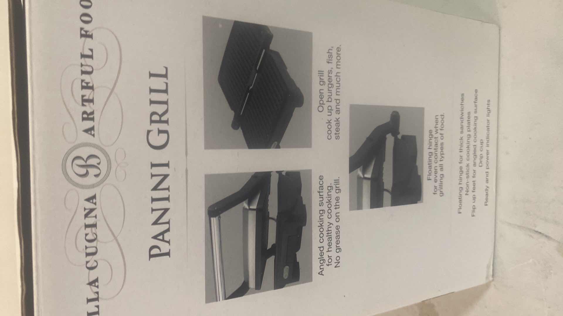 Photo 1 of NEW IN BOX PANINI GRILL