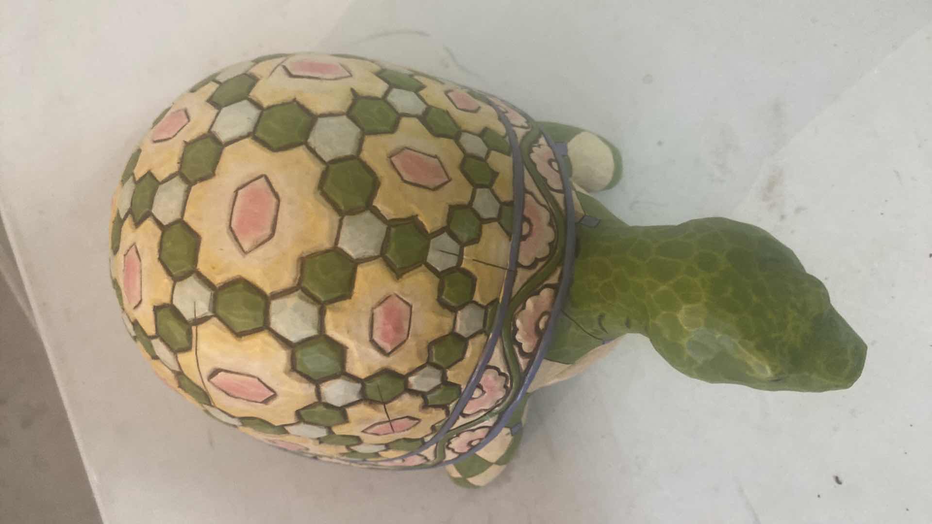 Photo 1 of JIM SHORE WOOD  TURTLE 10“ x 6“  H6”