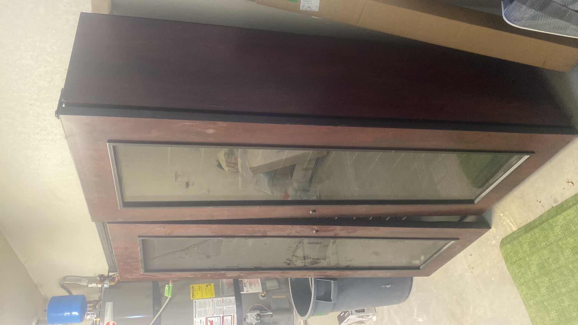 Photo 1 of VINTAGE KEEPER WINE REFRIGERATOR WITH KEYS 50” x 18” H71”