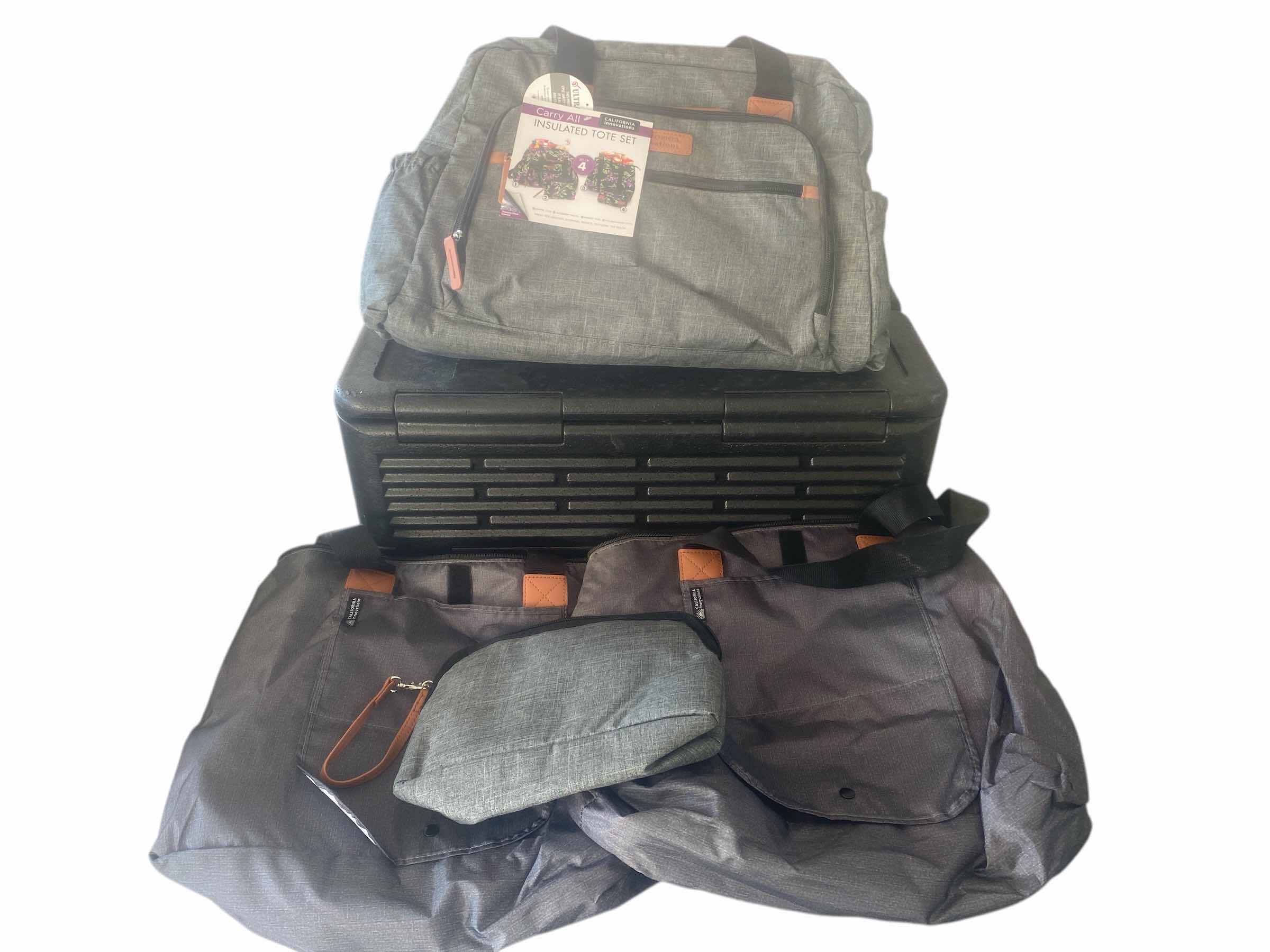 Photo 1 of STYROFOAM ICE CHEST & 4 INSULATED BAGS