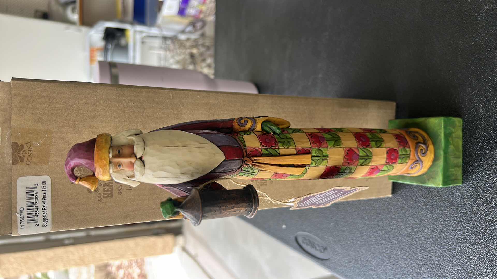 Photo 1 of HEARTWOOD CREEK JOM SHORE SANTA FIGURINE H13”