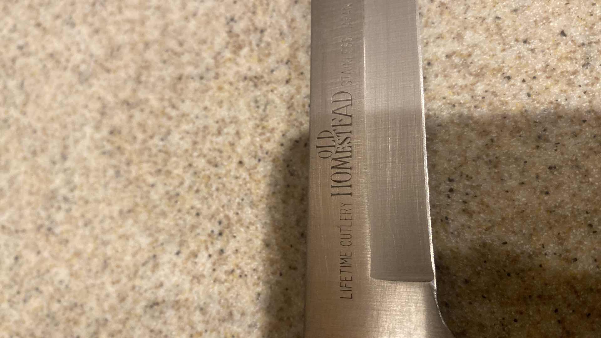 Photo 1 of HOMESTEAD 7 PIECE KNIFE SET & MORTAR & PESTAL