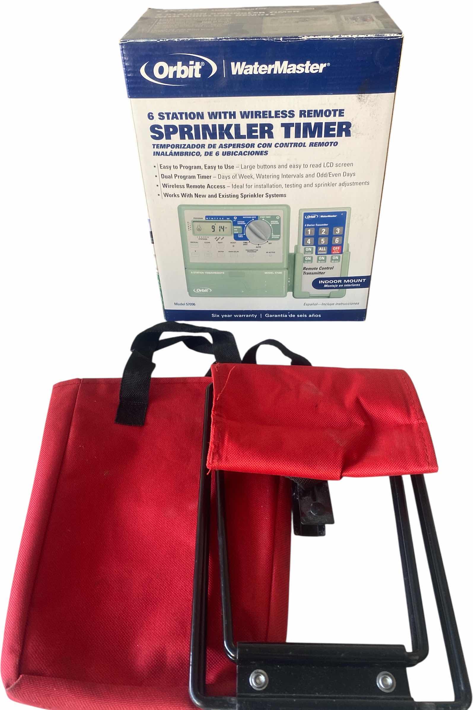 Photo 1 of PORTABLE CHAIR & SPRINKLER TIMER