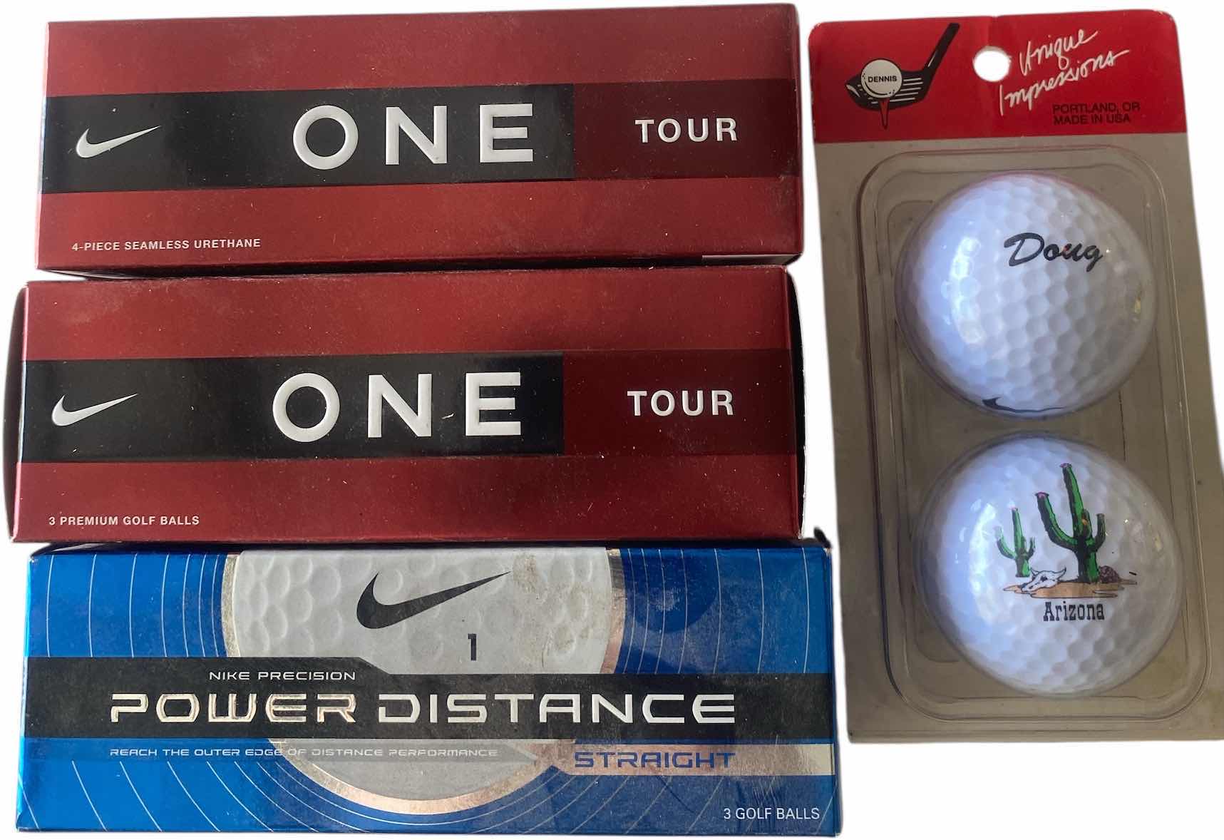 Photo 1 of NEW 3 BOXES GOLF BALLS & UNIQUE IMPRESSIONS AZ BALLS & TEES