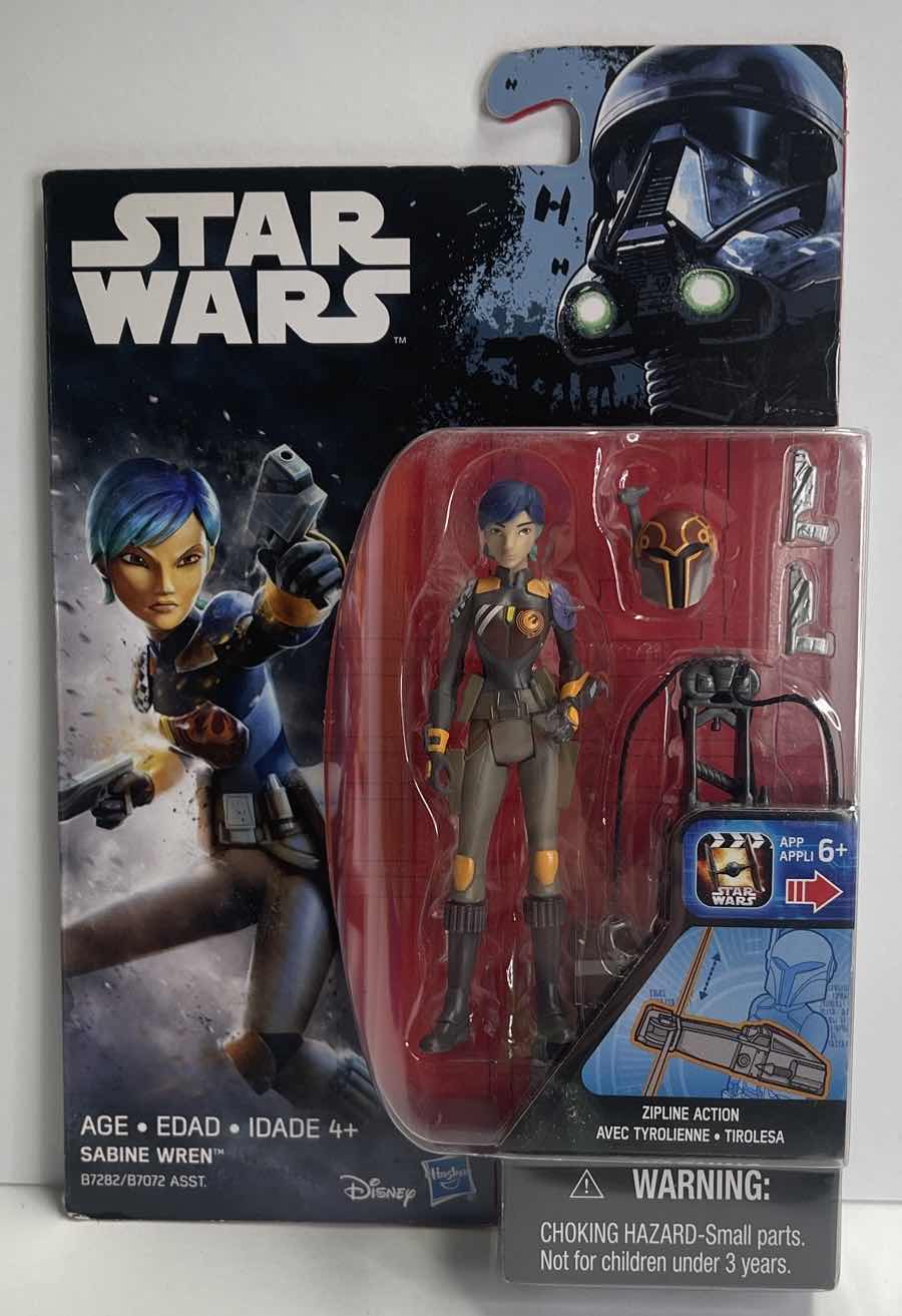 Photo 1 of NIB STAR WARS REBELS SABINE WREN - RETAIL PRICE $25.00