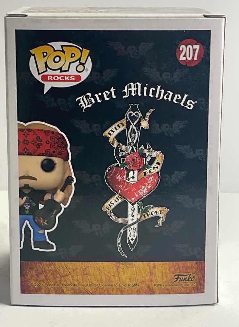 Photo 2 of NIB FUNKO POP ROCKS SERIES “BRET MICHAELS” -RETAIL PRICE $27.00