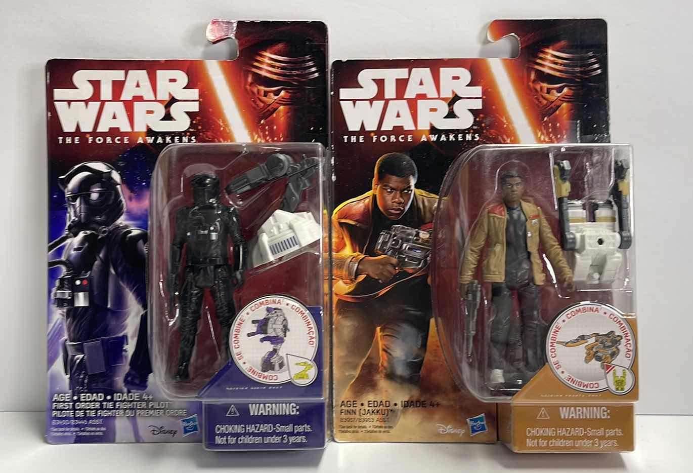 Photo 1 of NIB STAR WARS THE FORCE AWAKENS “FIRST ORDER FIGHTER PILOT & FINN” - RETAIL PRICE $ 24.00