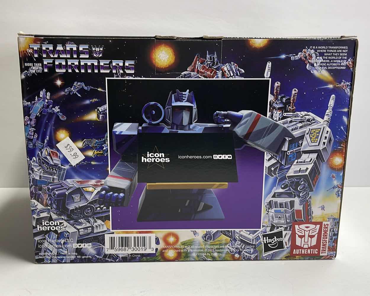 Photo 2 of NIB TRANSFORMERS SOUND-WAVE RESIN BUSINESS CARD HOLDER - RETAIL PRICE $59.99