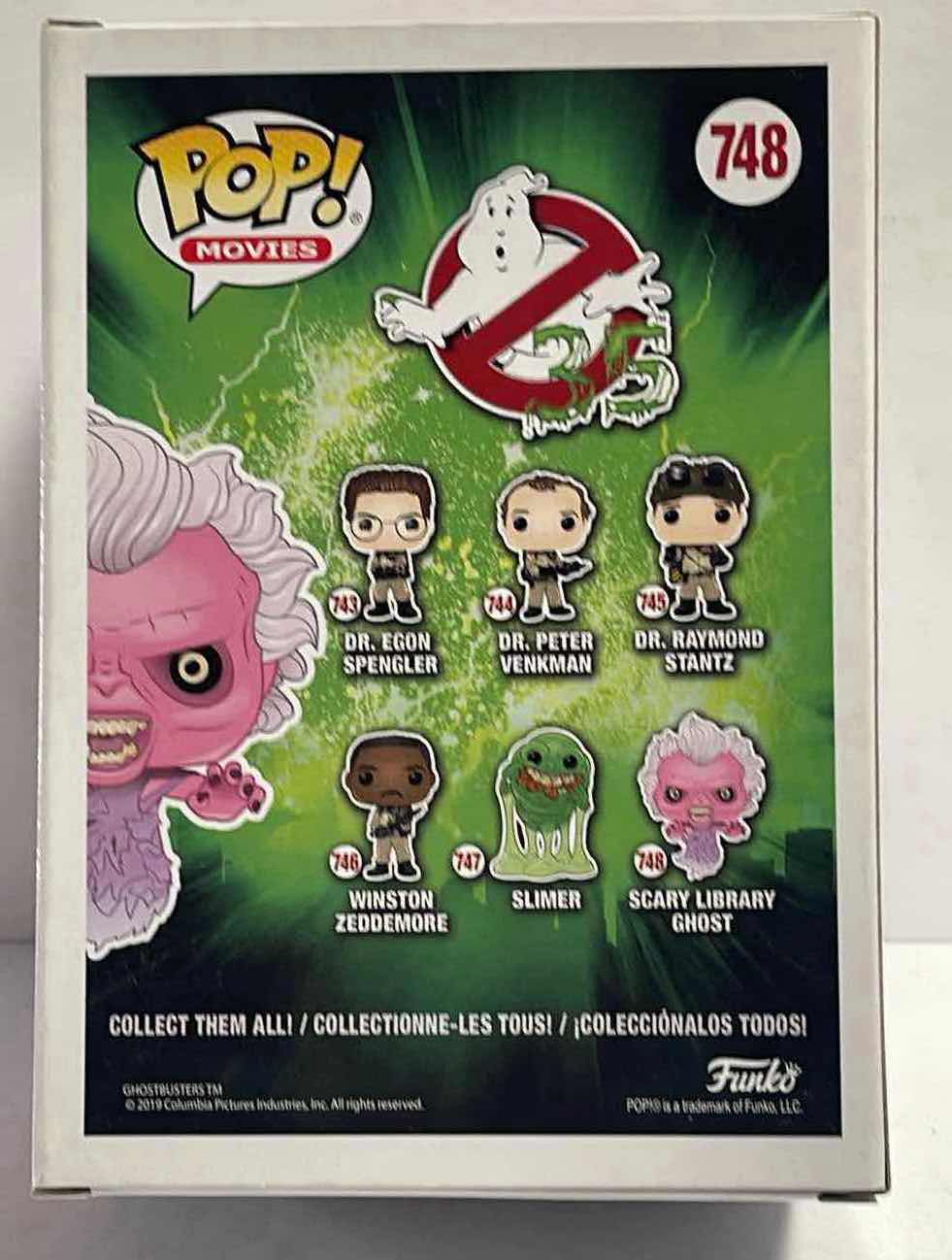 Photo 2 of NIB FUNKO POP MOVIE SERIES GHOSTBUSTERS “SCARY LIBRARY GHOST” - RETAIL PRICE $17.99