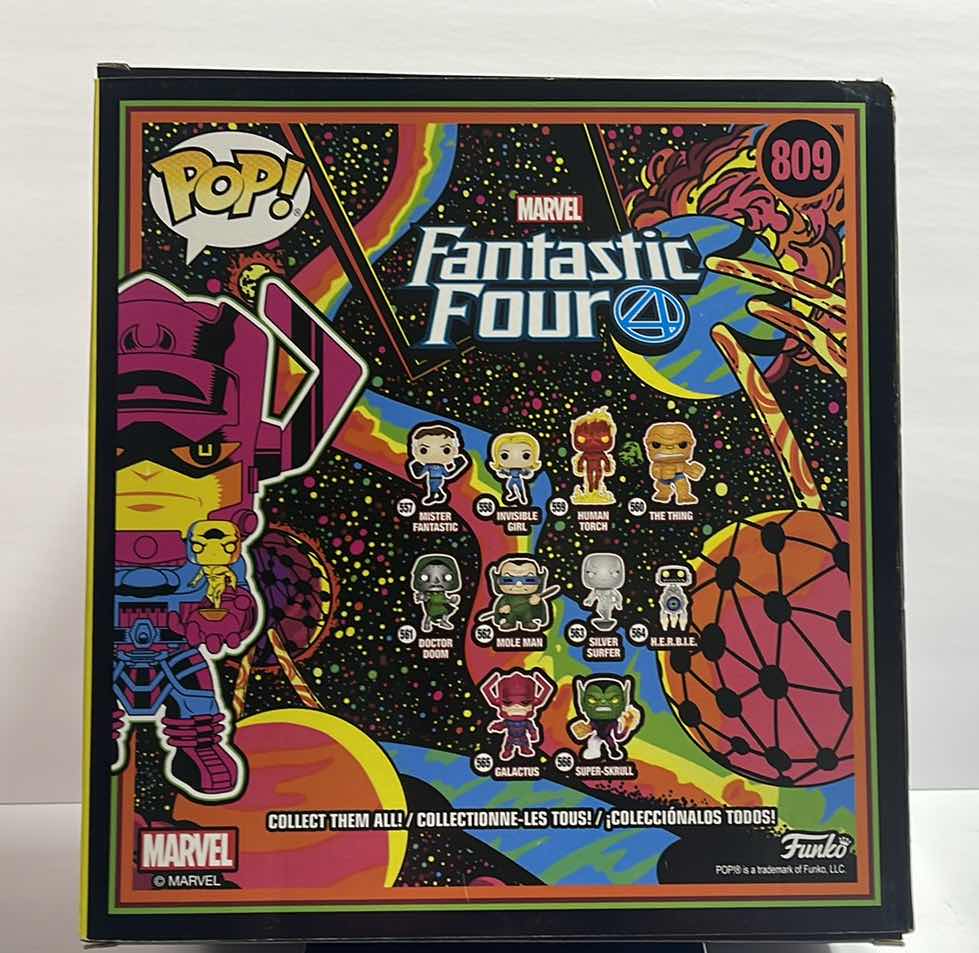 Photo 2 of NIB FUNKO “JUMBO” MARVEL FANTASTIC FOUR SERIES “GALACTUS W/ SILVER SURFER - RETAIL PRICE $65.00