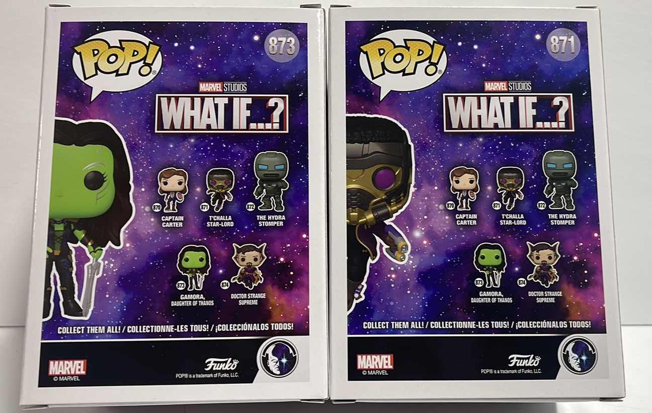 Photo 2 of NIB FUNKO POP WHAT IF ? SERIES “GAMORA & T'CHALLA STAR-LORD” - RETAIL PRICE $27.99