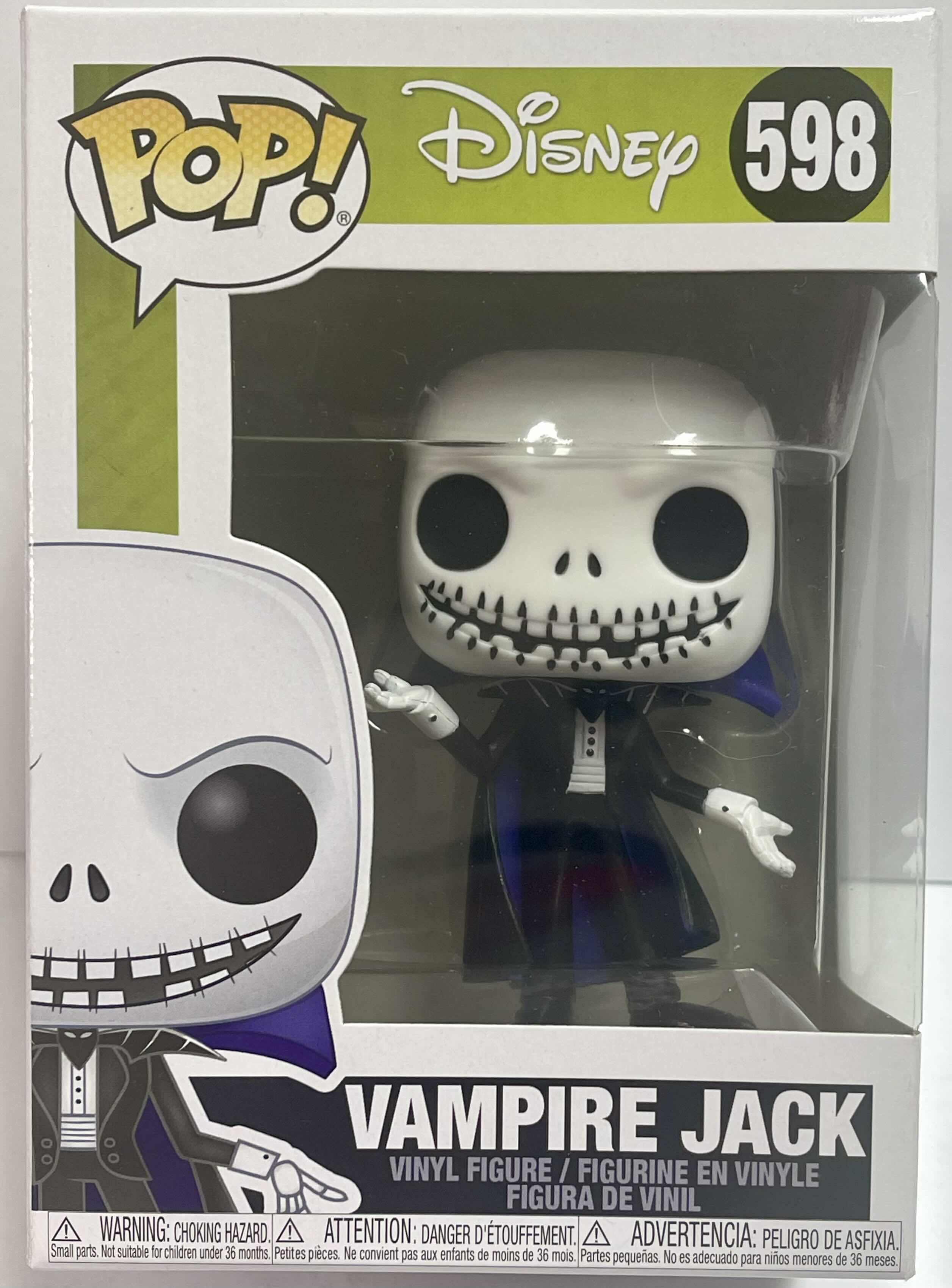 Photo 1 of NIB FUNKO POP DISNEY SERIES THE NIGHTMARE BEFORE CHRISTMAS “VAMPIRE JACK” - RETAIL PRICE $15.00