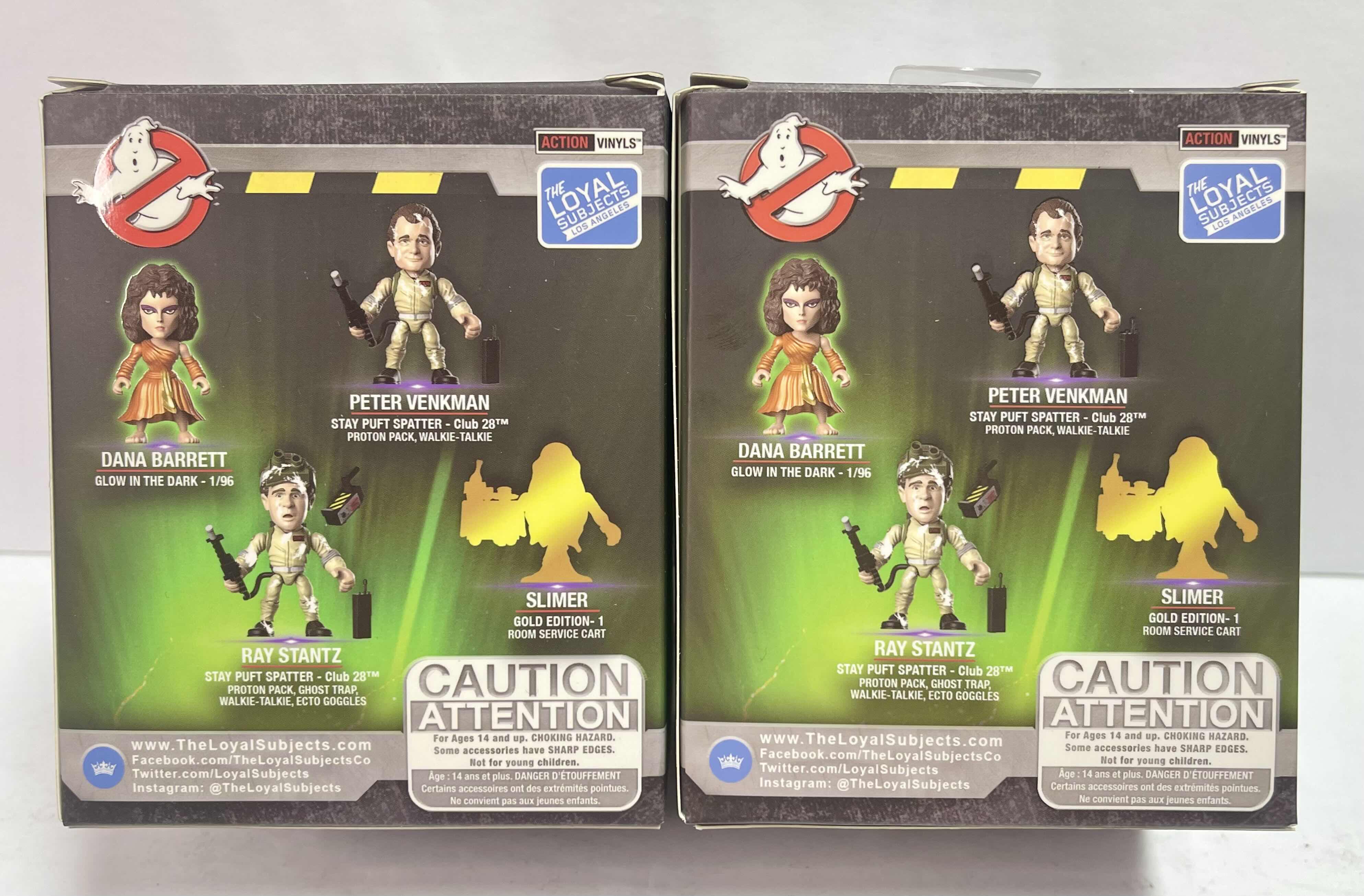 Photo 2 of NIB GHOSTBUSTERS SERIES WINSTON ZEDDEMORE & GOZER THE DESTRUCTOR 2/12 VINYL FIGURE BY LOYAL SUBJECTS - RETAIL PRICE $28.00