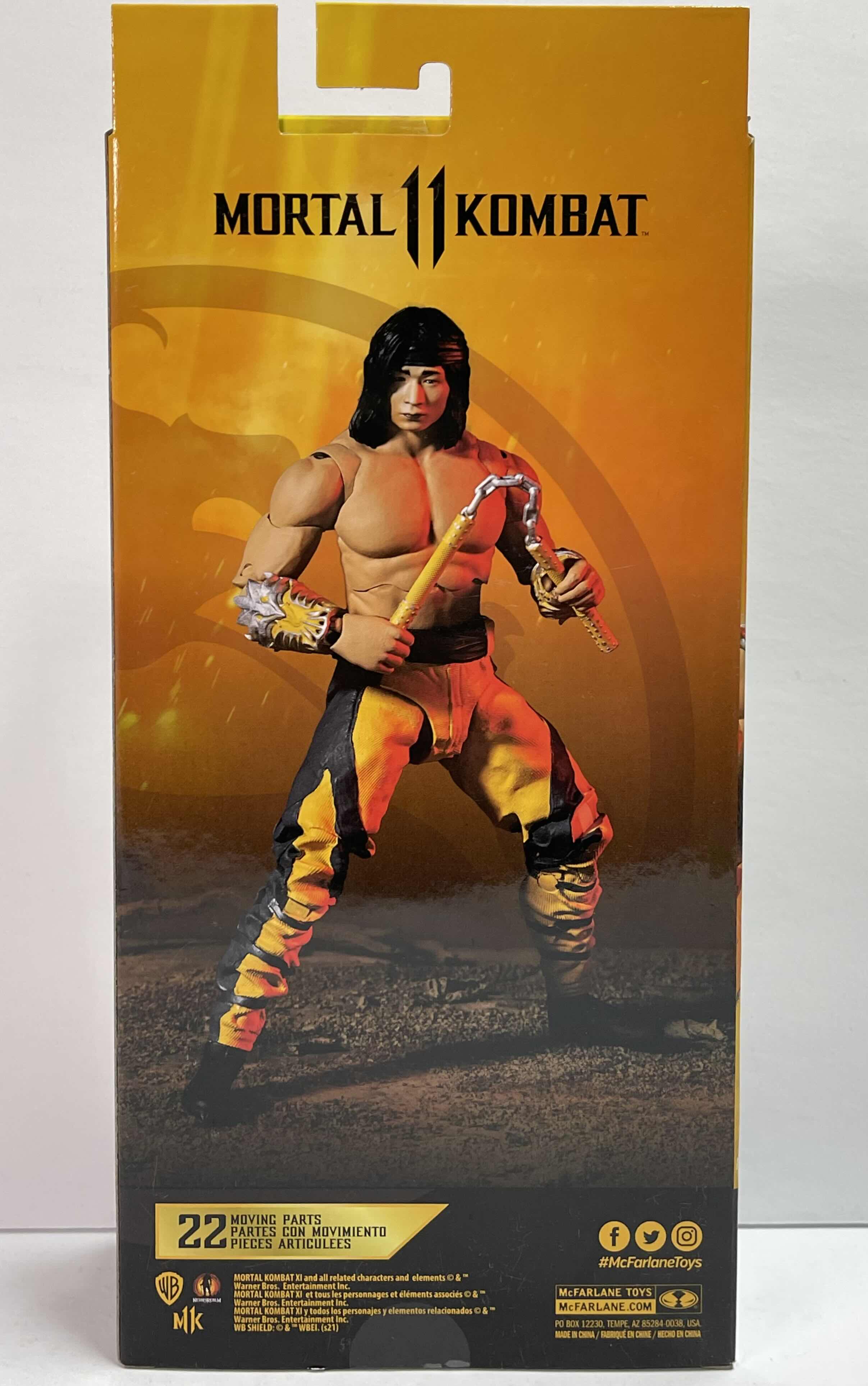 Photo 2 of NIB MORTAL KOMBAT “LIU KANG” MCFARLANE TOYS FIGURE - RETAIL PRICE $21.99