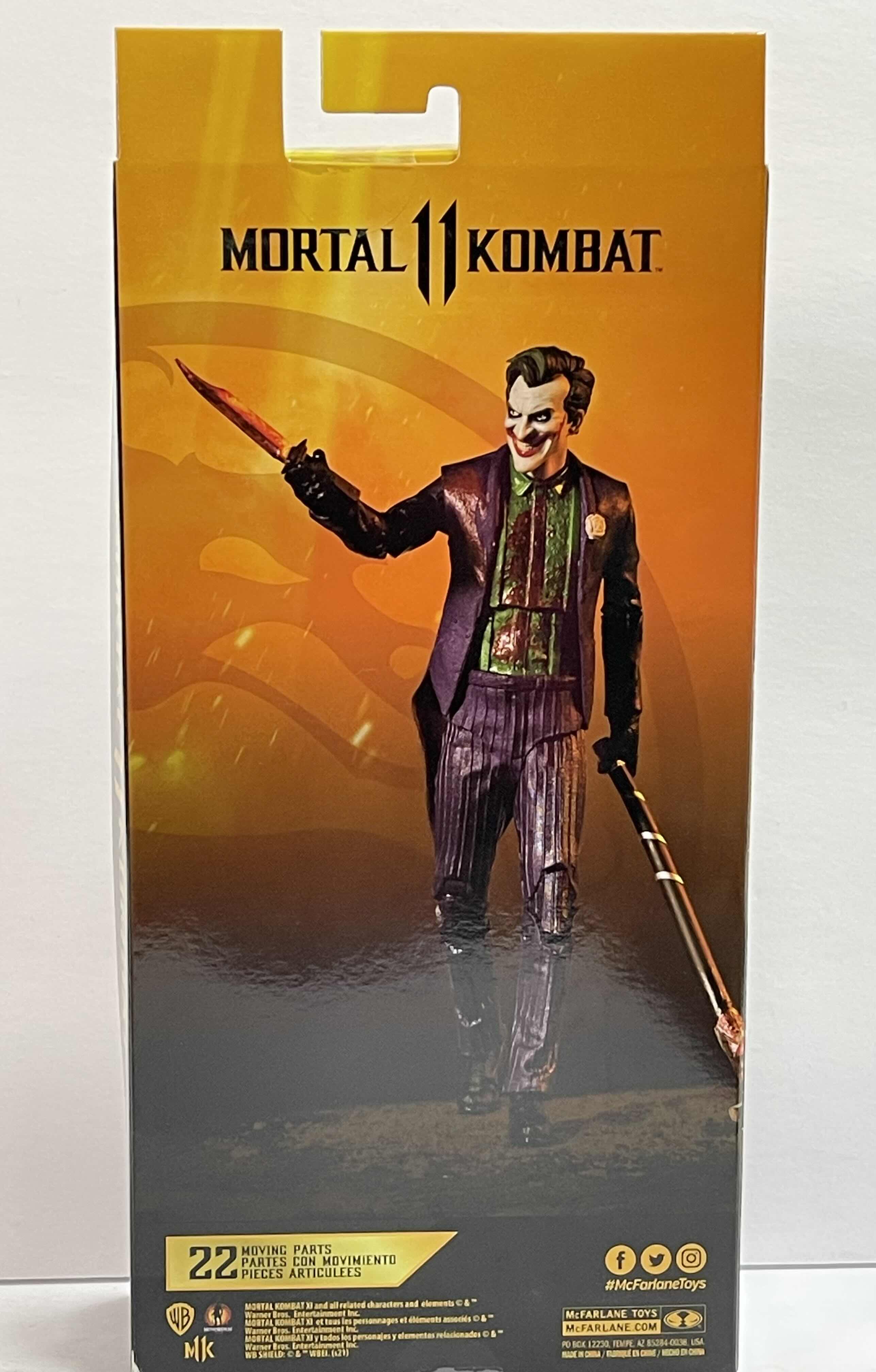 Photo 2 of NIB MORTAL KOMBAT “THE JOKER BLOODY ” MCFARLANE TOYS FIGURE - RETAIL PRICE $21.99