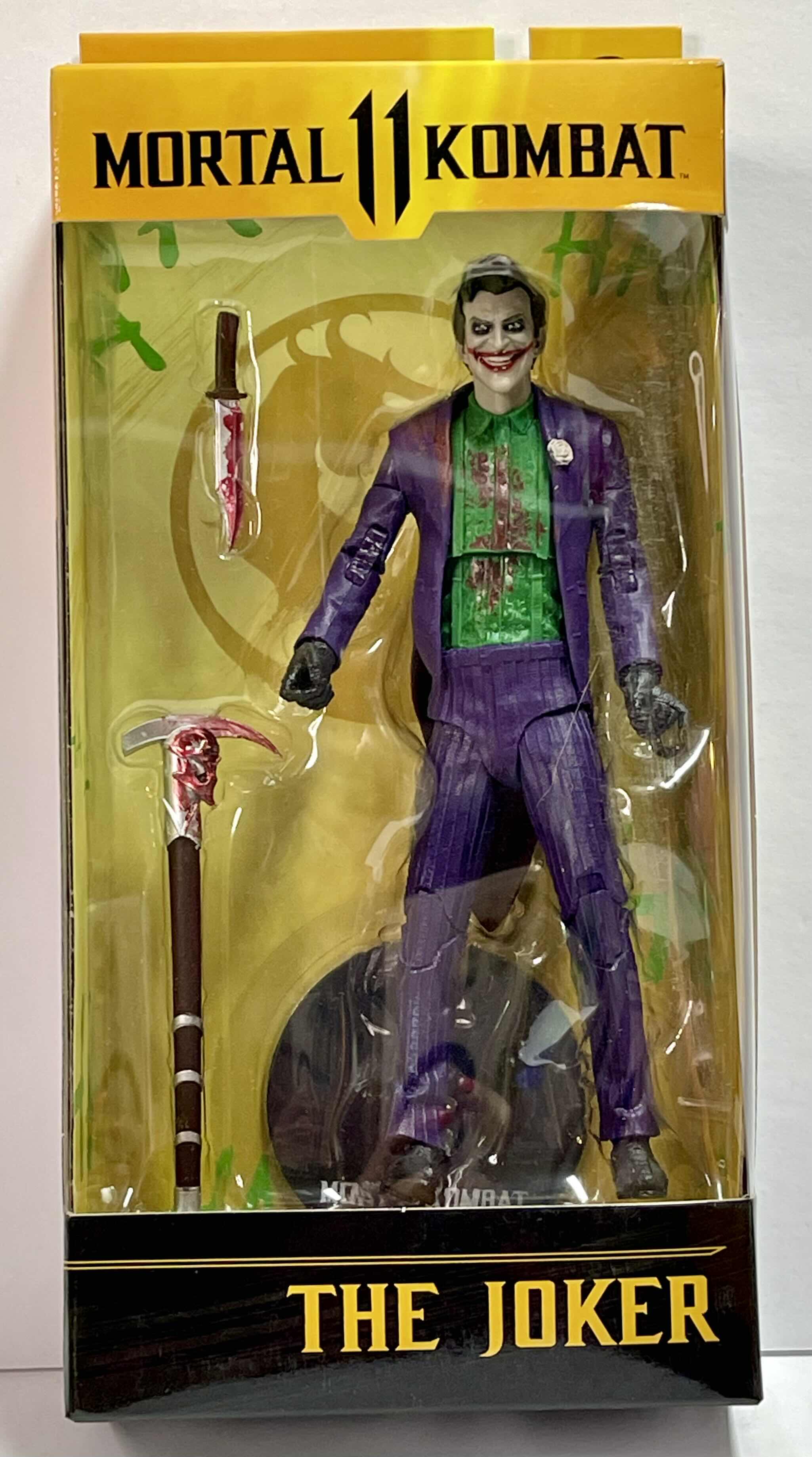 Photo 1 of NIB MORTAL KOMBAT “THE JOKER BLOODY ” MCFARLANE TOYS FIGURE - RETAIL PRICE $21.99