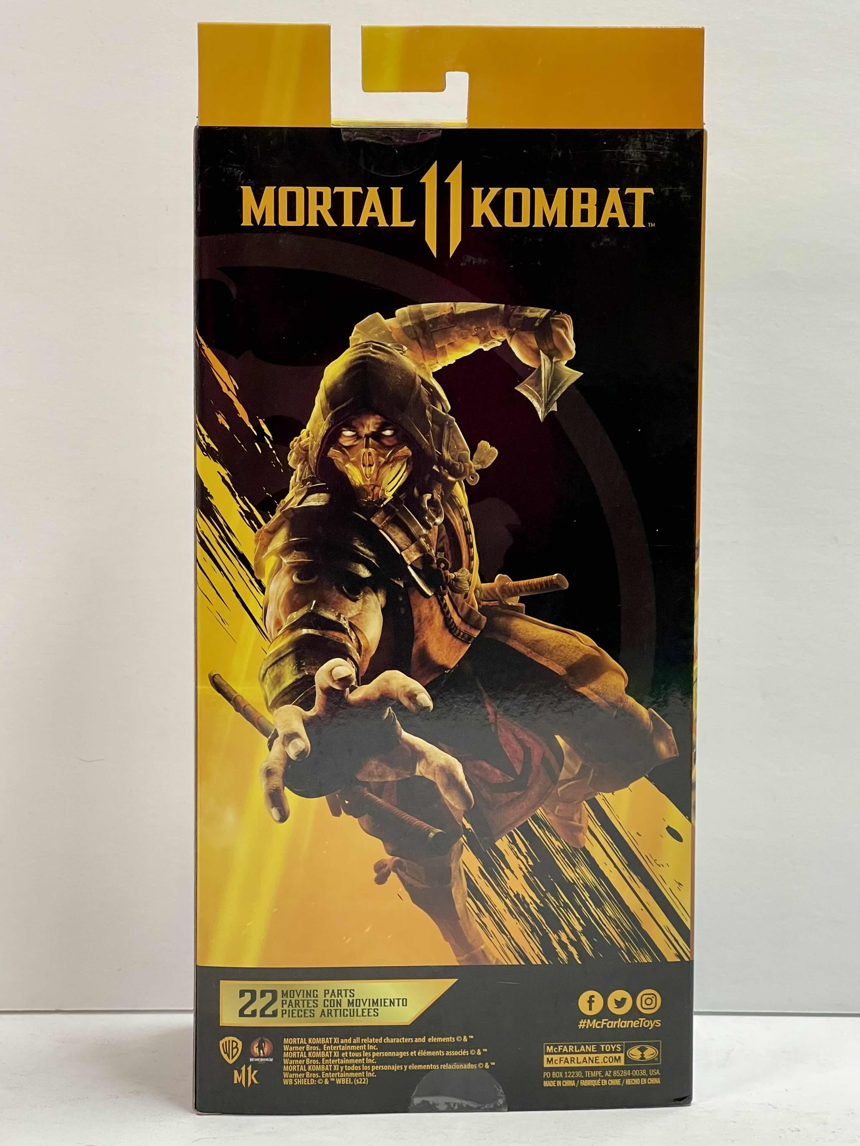 Photo 2 of NIB MORTAL KOMBAT “NIGHT WOLF” MCFARLANE TOYS FIGURE - RETAIL PRICE $22.99