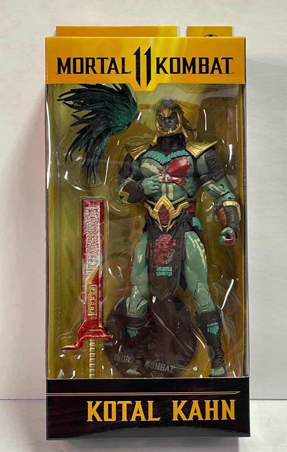 Photo 1 of NIB MORTAL KOMBAT “BLOODY KOTAL KAHN” MCFARLANE TOYS FIGURE - RETAIL PRICE $22.99