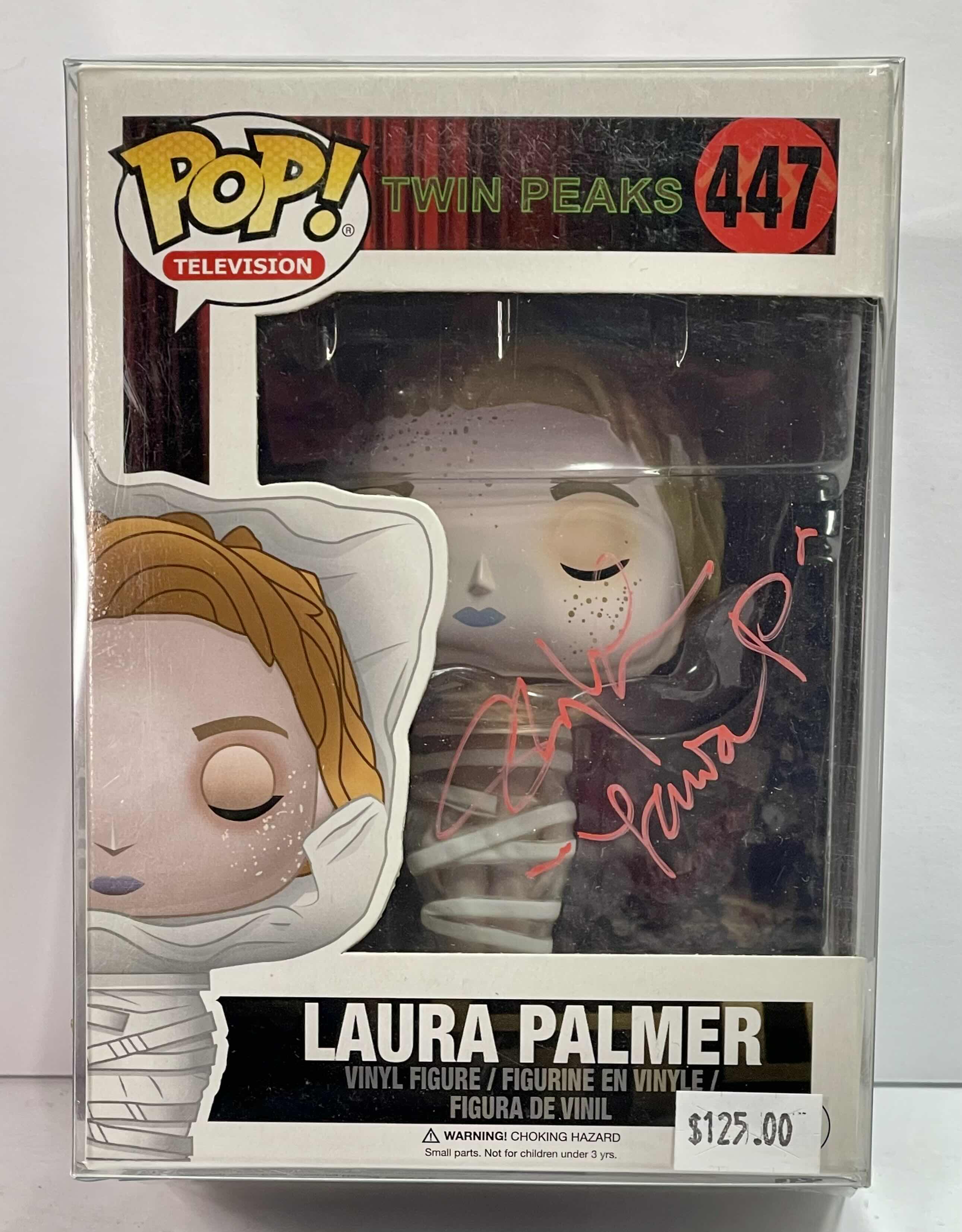 Photo 1 of NIB SIGNED FUNKO POP w/coa TELEVISION- TWIN PEAKS “LAURA PALMER” - RETAIL PRICE $125.00