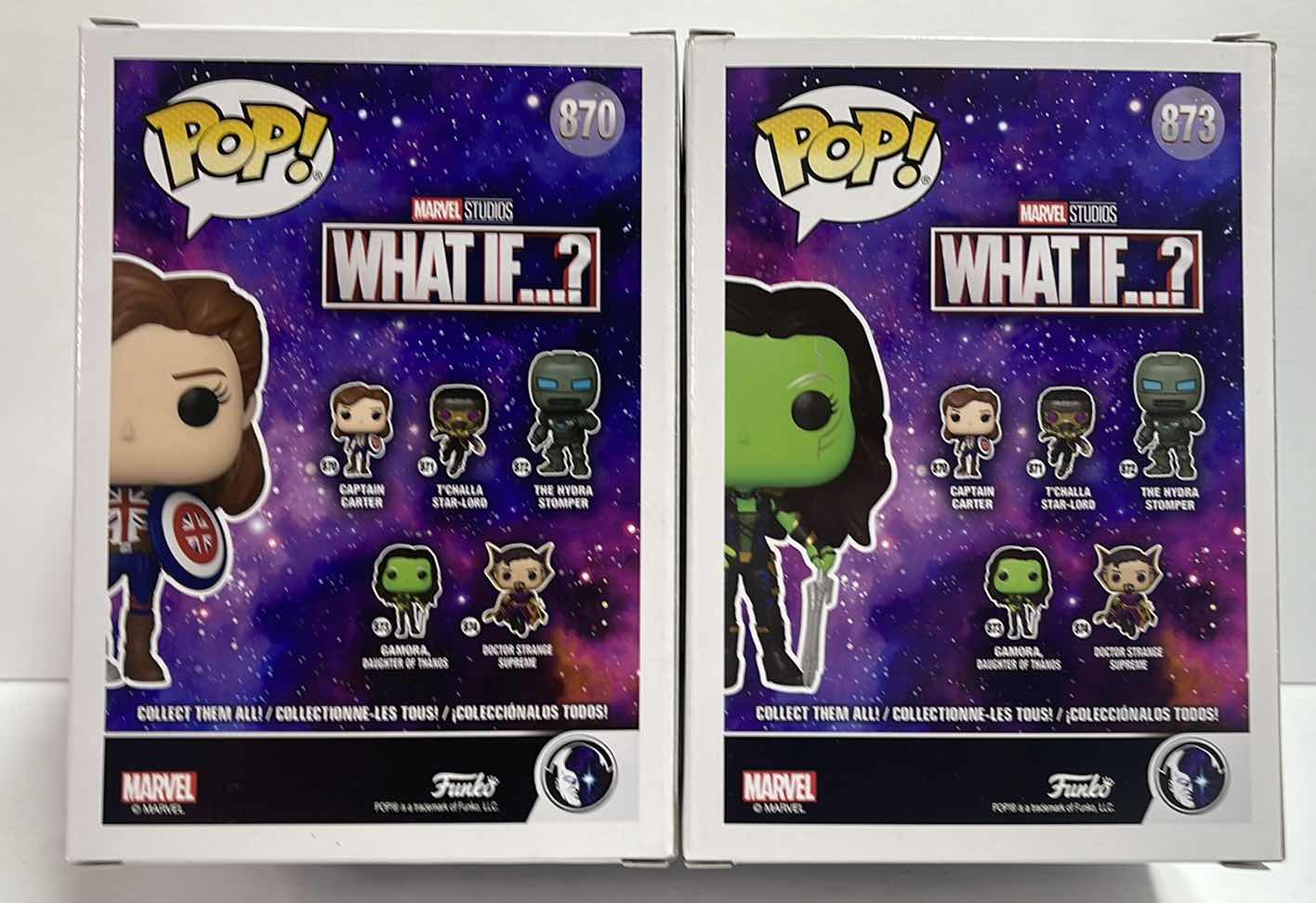 Photo 2 of NIB FUNKO POP WHAT IF ?
SERIES "GAMORA & CAPTAIN CARTER”- TOTAL RETAIL PRICE $27.00