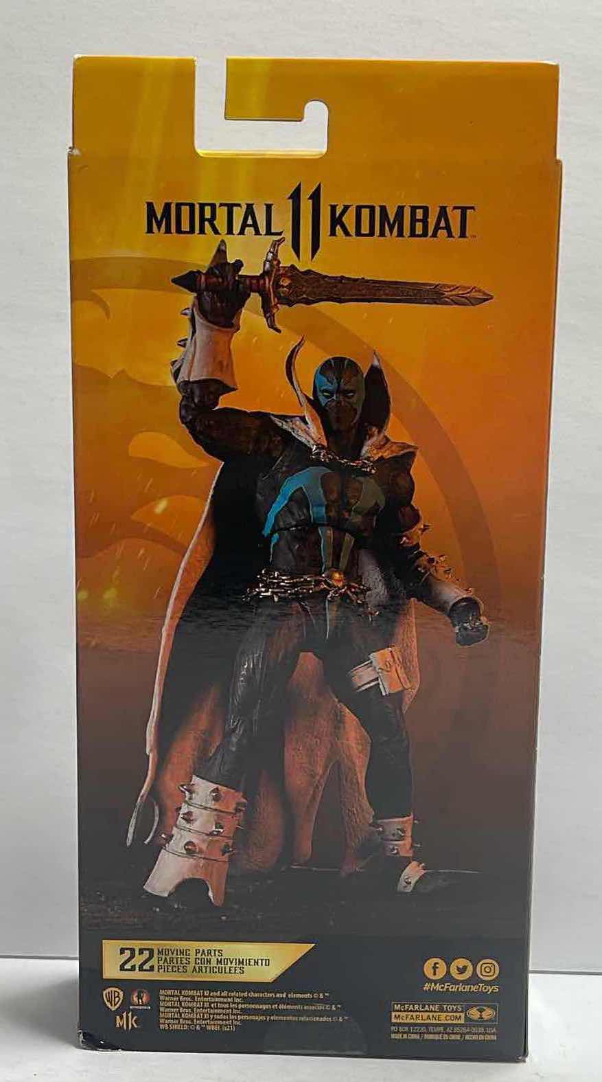 Photo 2 of NIB MORTAL KOMBAT “SPAWN” MCFARLANE TOYS FIGURE - RETAIL PRICE $22.99