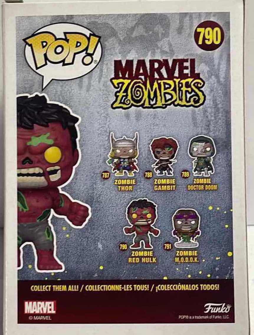 Photo 2 of NIB FUNKO POP MARVEL
ZOMBIES SERIES "ZOMBIE RED HULK"- RETAIL PRICE $45.00