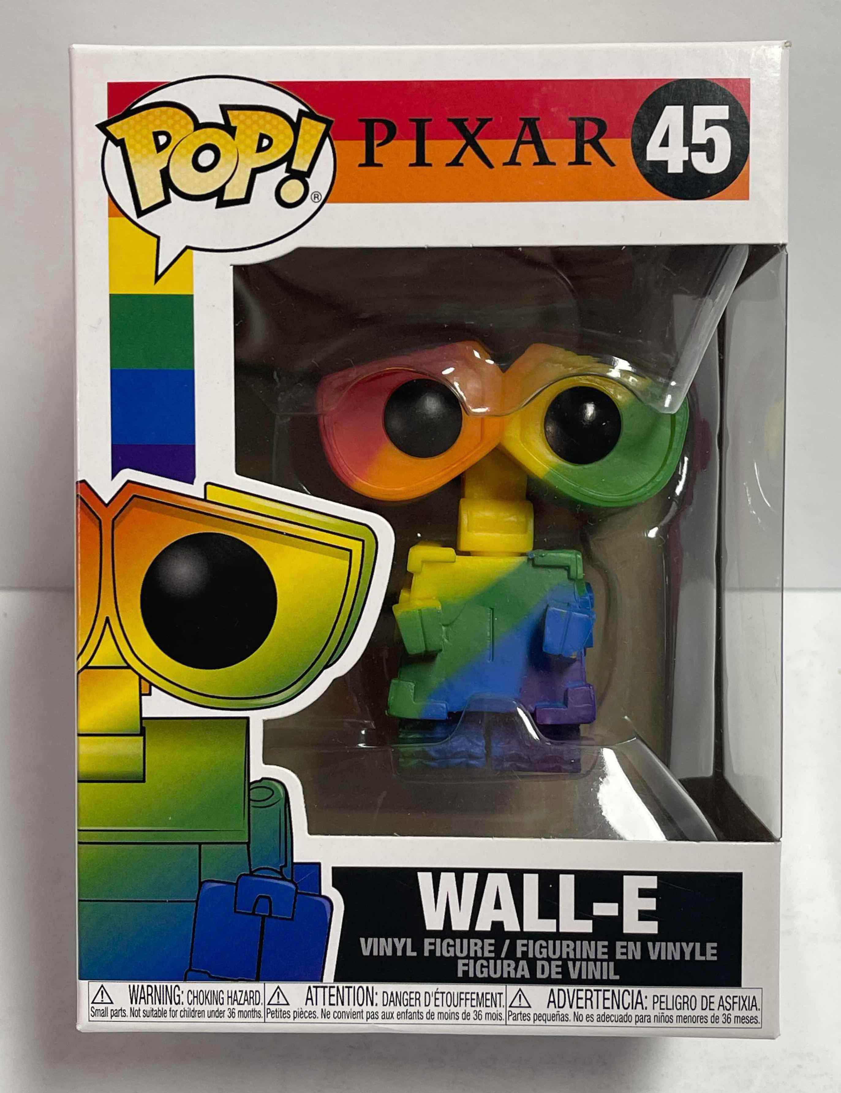 Photo 1 of NIB FUNKO POP LGBTQ+  SERIES DISNEY/ PIXAR  “WALL-E” - RETAIL PRICE $22.00