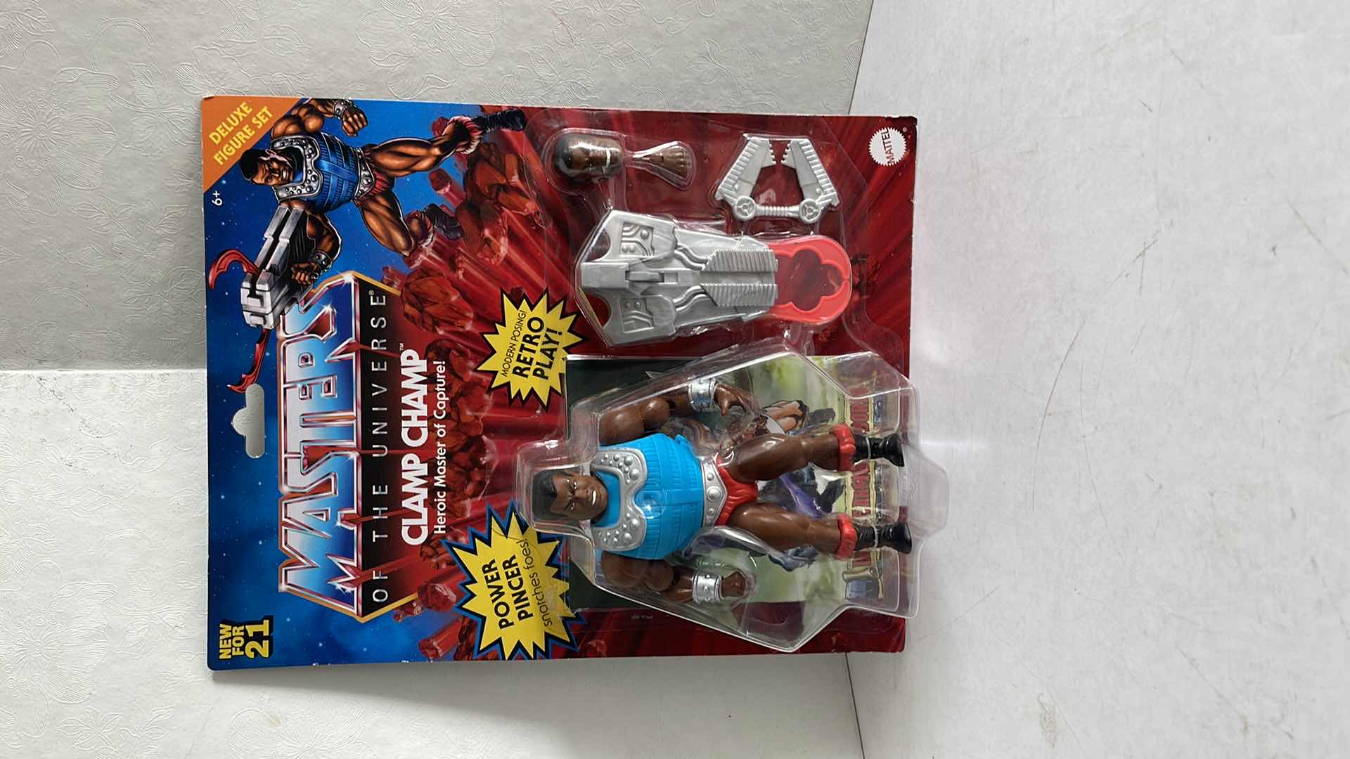 Photo 1 of NIB MASTERS OF THE UNIVERSE CLAMP CHAMP FIGURE SET MSRP $34.99