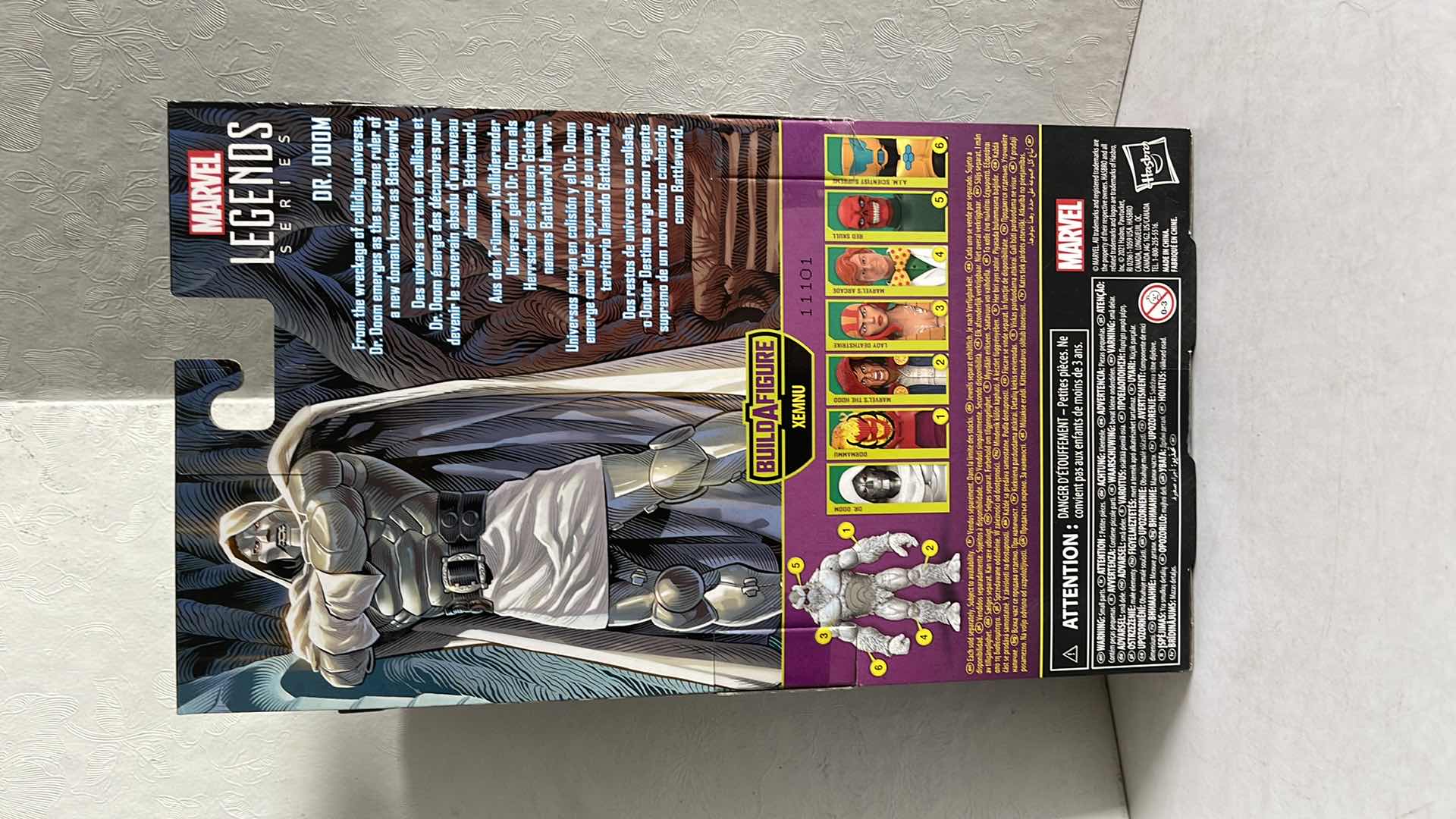 Photo 1 of NIB MARVEL SUPER VILLAINS DR DOOM LEGENDS SERIES MSRP $25.99