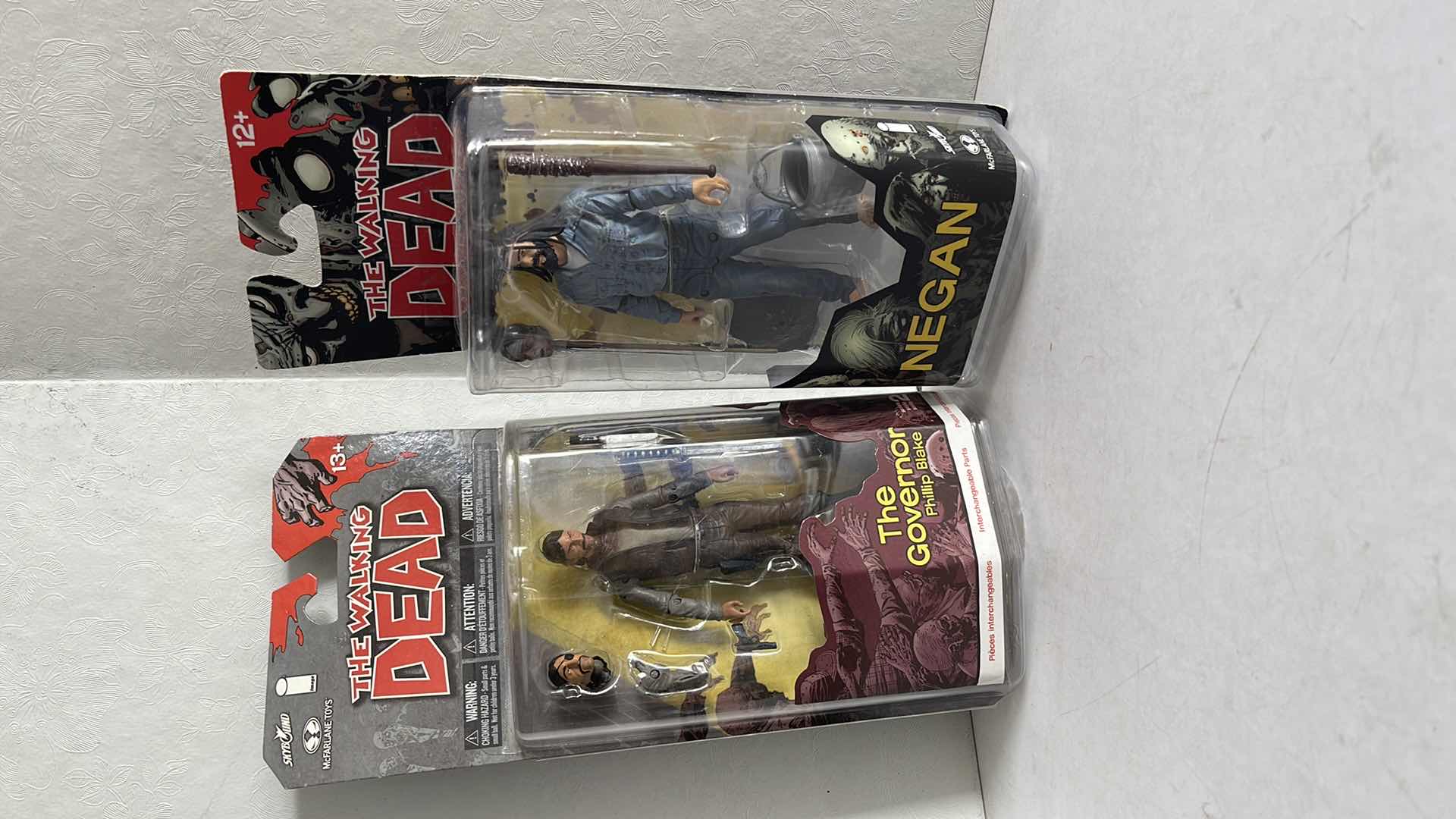 Photo 1 of NIB THE WALKING DEAD NEGAN  & THE GOVERNOR PHILIP BLAKE MSRP $14.99 EACH
