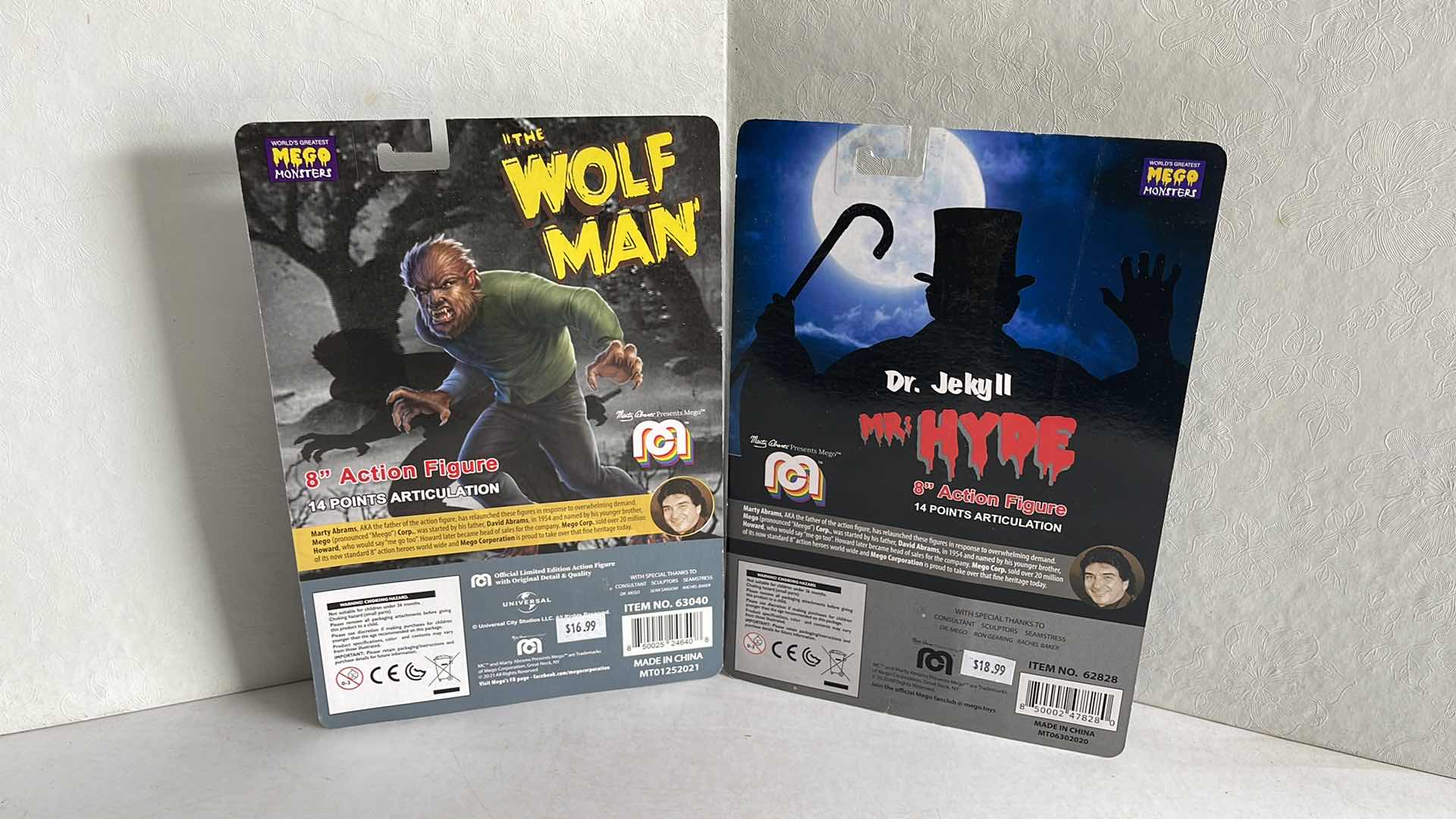 Photo 2 of NIB MEGO MONSTERS DR JEKYLL MR HYDE & WOLF MAN MSRP $18.99 EACH
