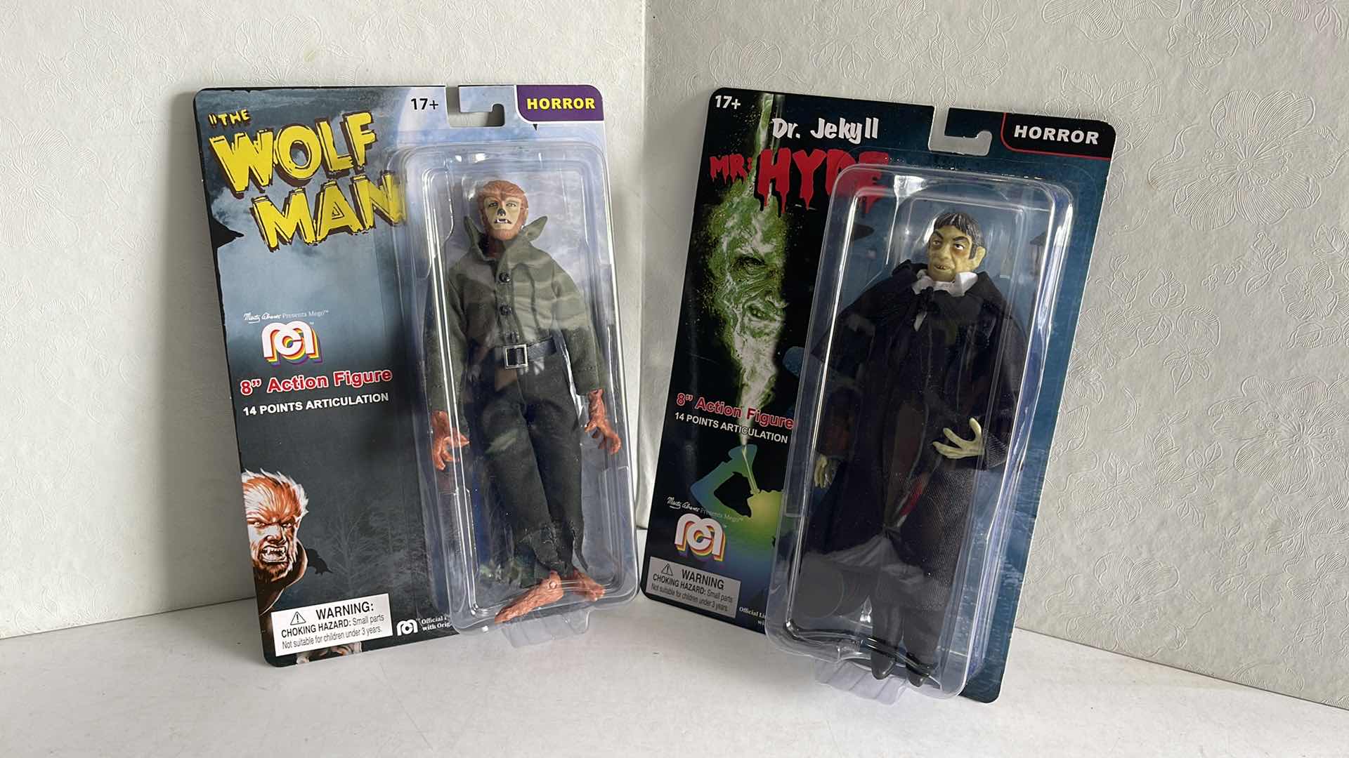 Photo 1 of NIB MEGO MONSTERS DR JEKYLL MR HYDE & WOLF MAN MSRP $18.99 EACH