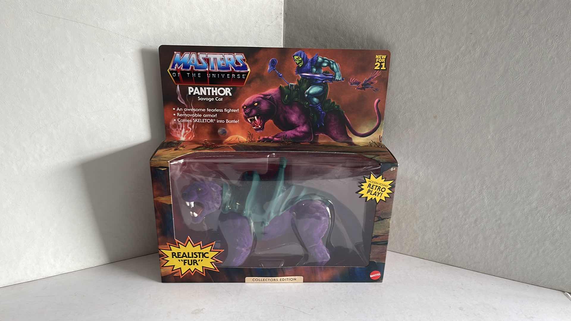 Photo 1 of NIB MASTERS OF THE UNIVERSE PANTHOR SAVAGE CAT COLLECTORS EDITION MSRP $79.99
