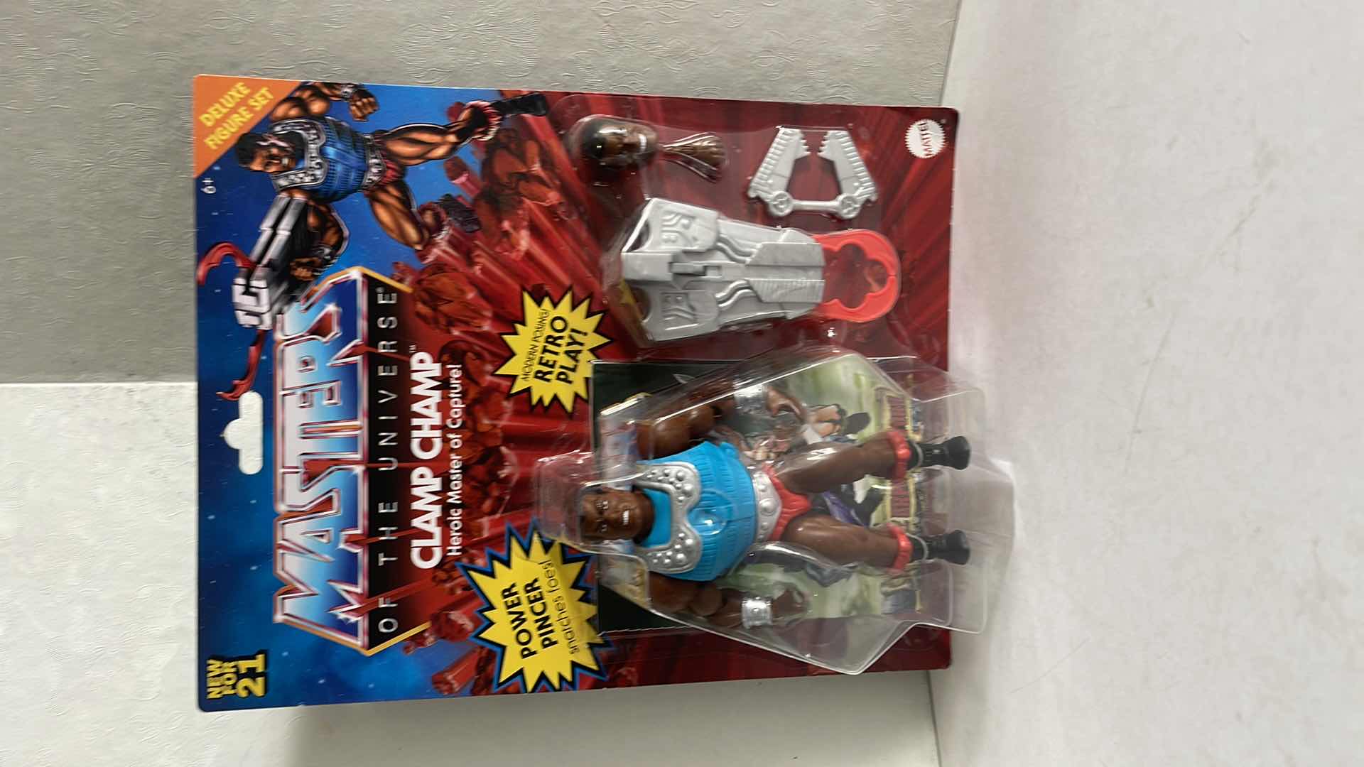 Photo 1 of NIB MASTERS OF THE UNIVERSE CLAMP CHAMP FIGURE SET MSRP $34.99