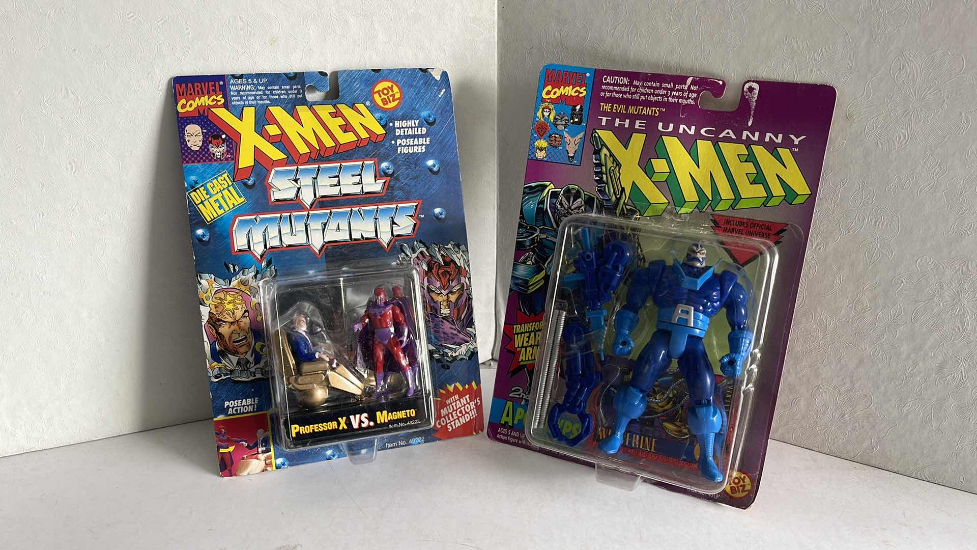 Photo 1 of MARVEL COMICS X-MEN APOCALPSE & STEEL MUTANTS PROFESSOR VS MAGNETO MSRP $19.99 EACH
