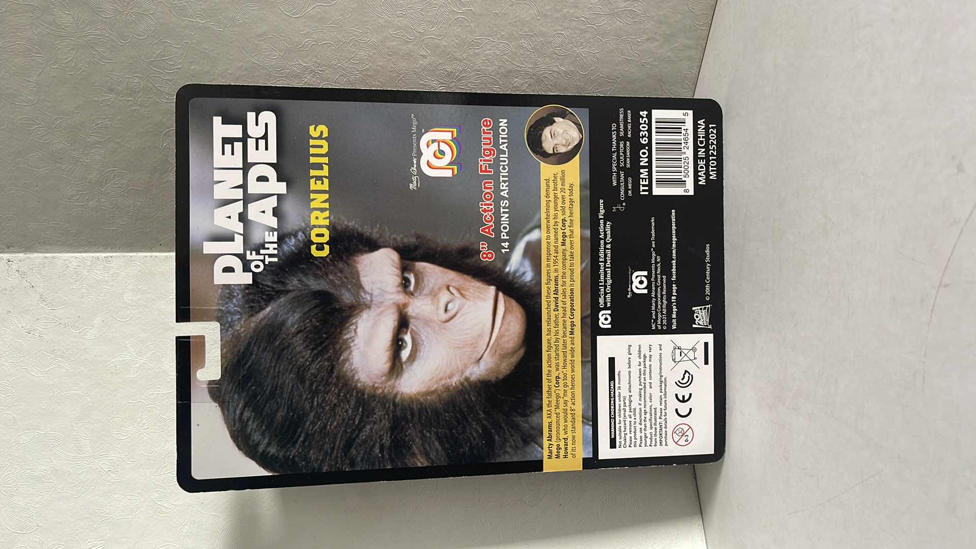 Photo 2 of NIB PLANET OF THE APES 8” ACTION FIGURE CORNELIUS MSRP  $17.99