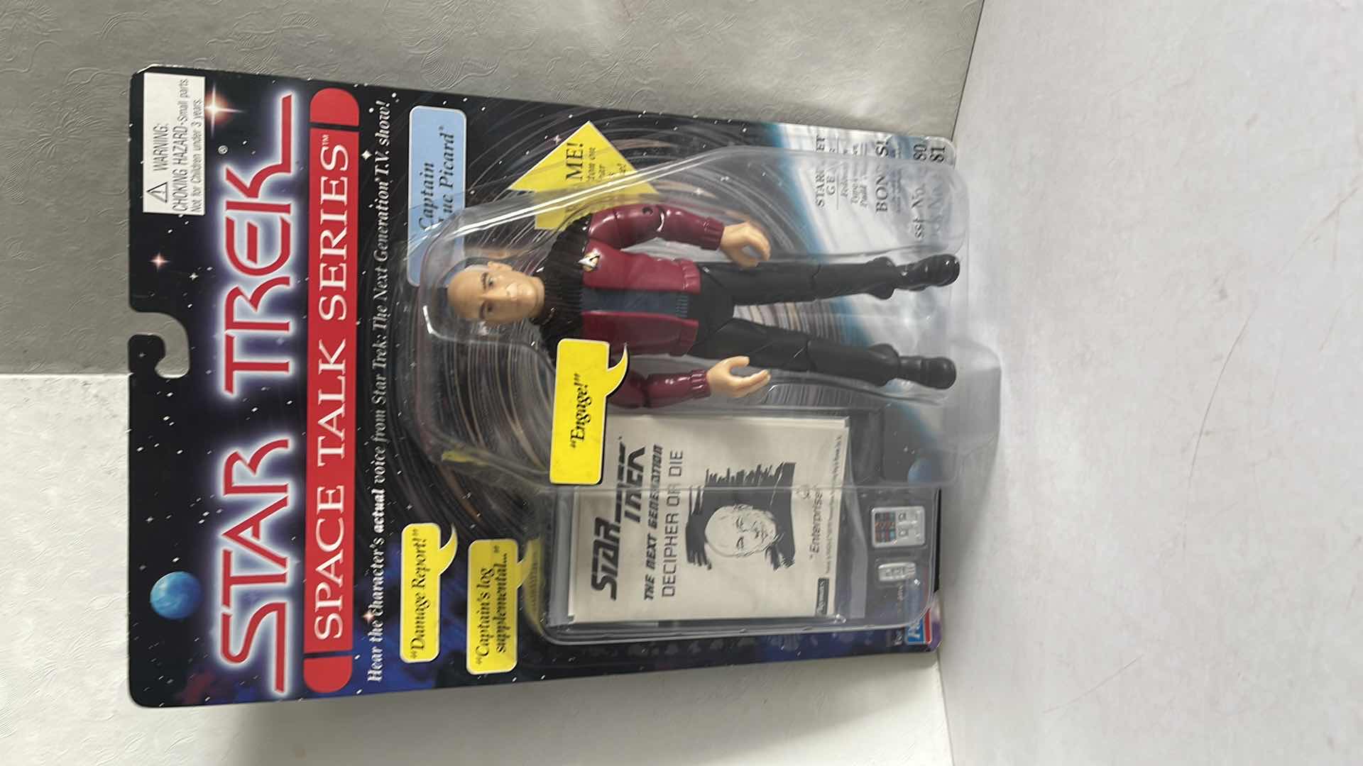 Photo 1 of NIB STAR TREK SPACE TALK SERIES CAPTAIN JEAN-LUC PICARD MSRP $14.99