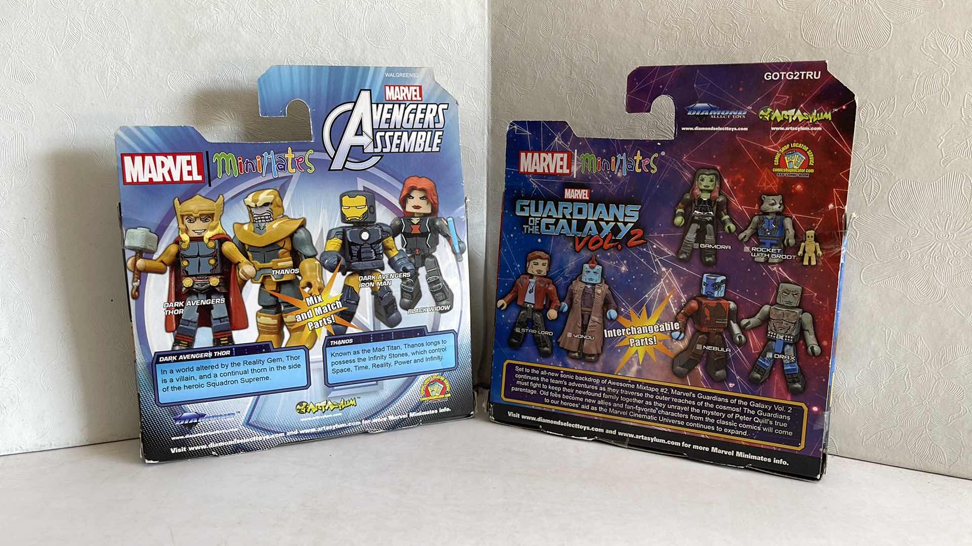 Photo 2 of NIB MINI MATES MARVEL AVENGERS SET & GUARDIANS OF THE GALAXY VOL 2 SET MSRP $14.99 EACH