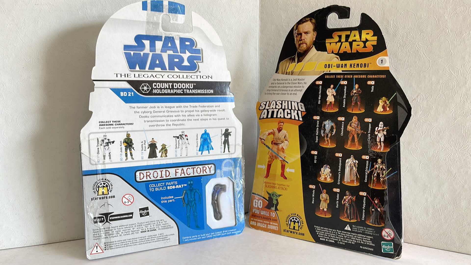 Photo 2 of STAR WARS THE LEGACY COLLECTION COUNT DOOKU & STAR WARS REVENGE OF THE SITH OBI-WAN KENOBI MSRP $14.99 EACH