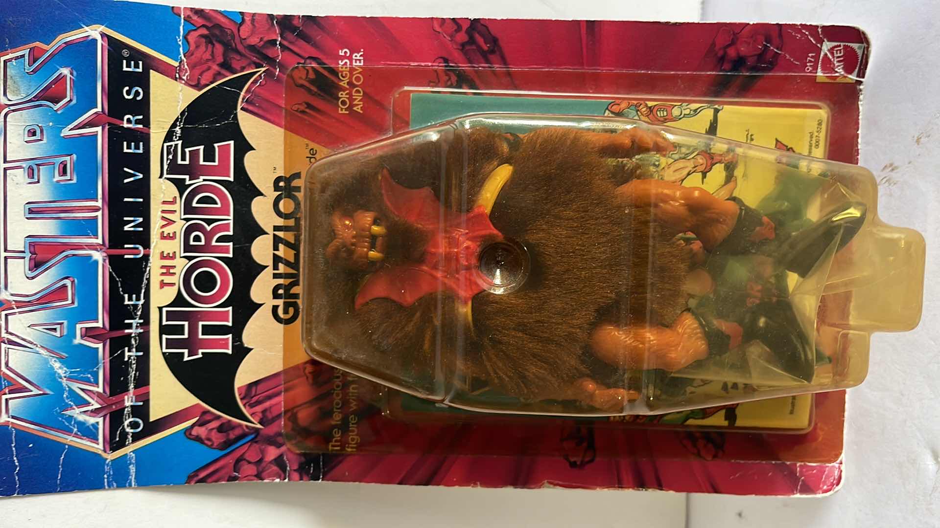 Photo 3 of NIB 1984 MASTERS OF THE UNIVERSE THE EVIL HORDE GRIZZLOR MSRP $300