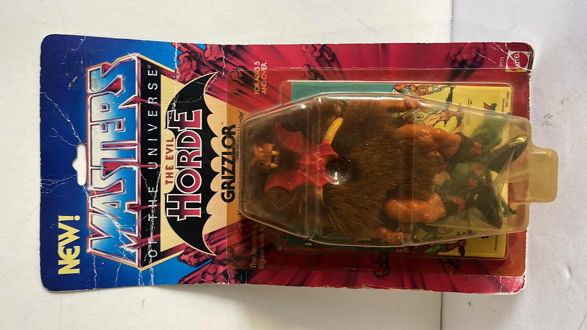 Photo 1 of NIB 1984 MASTERS OF THE UNIVERSE THE EVIL HORDE GRIZZLOR MSRP $300