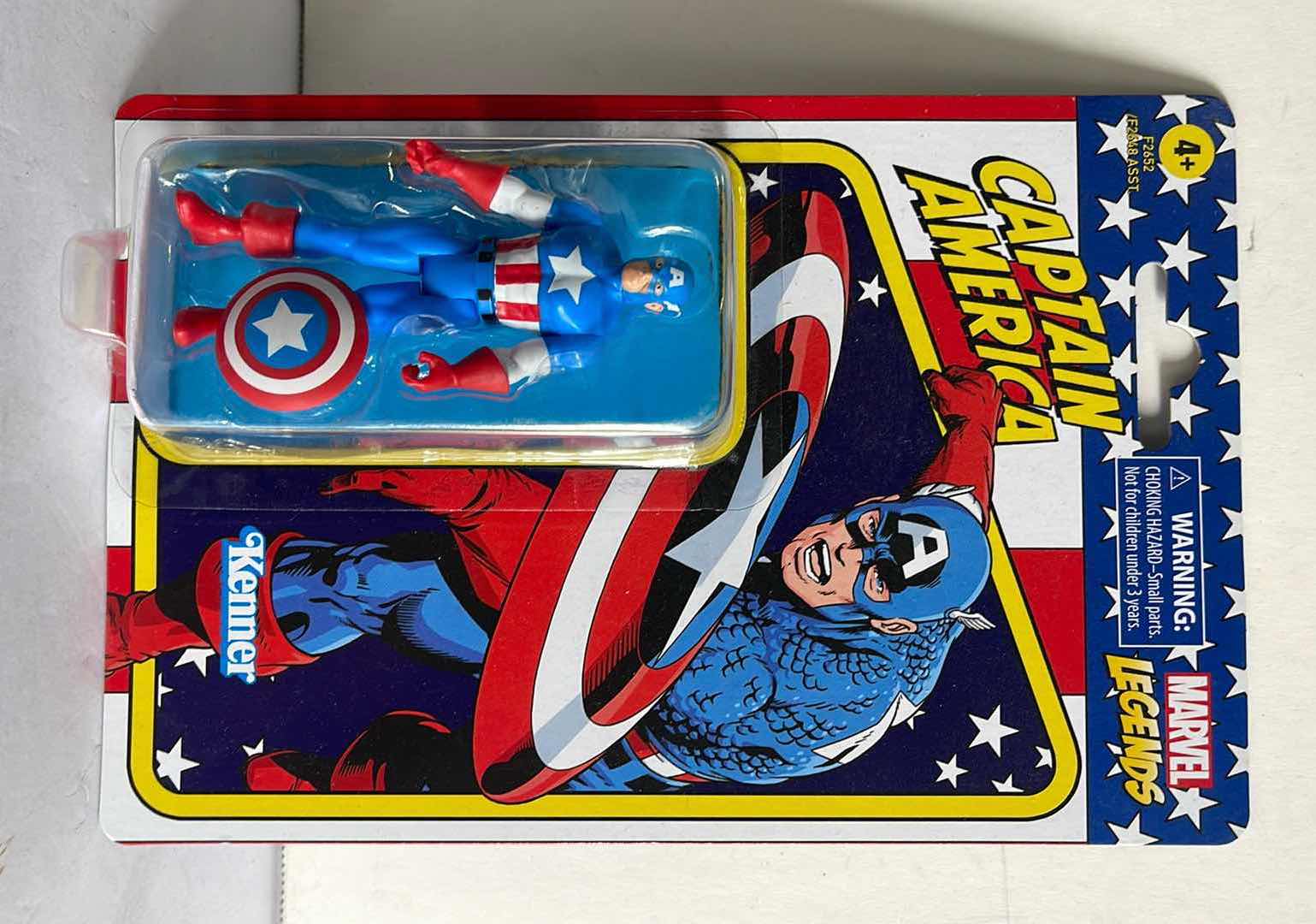 Photo 1 of NIB 2021 MARVEL LEGENDS CAPTAIN AMERICA MSRP $20