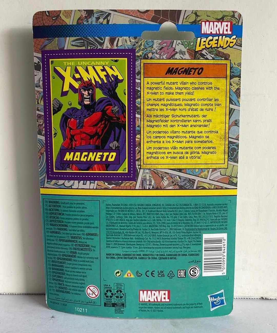 Photo 2 of NIB 2021 MARVEL LEGENDS X-MEN MAGNETO ACTION FIGURE MSRP $15