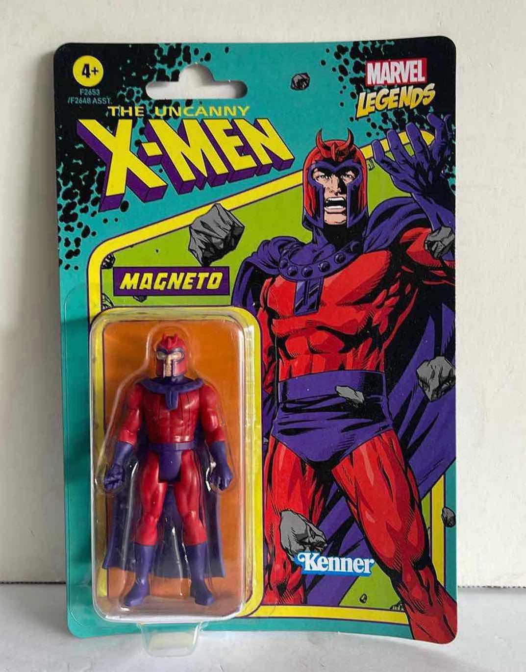 Photo 1 of NIB 2021 MARVEL LEGENDS X-MEN MAGNETO ACTION FIGURE MSRP $15