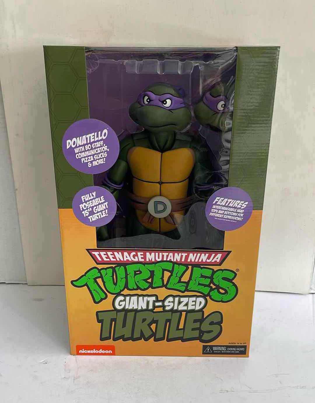 Photo 1 of NIB NICKELODEON TMNT GIANT-SIZED 15” DONATELLO MSRP $199.99